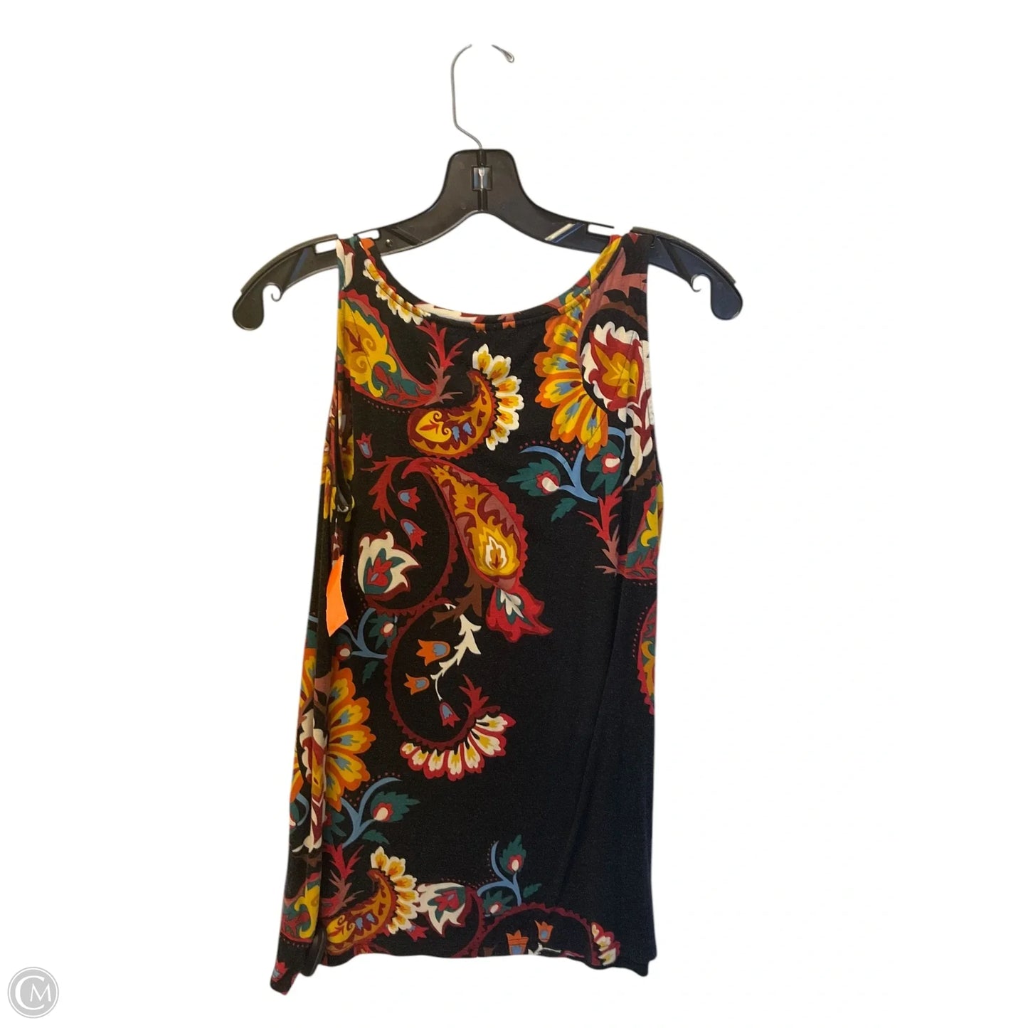Top Sleeveless By Chicos In Black, Size: S