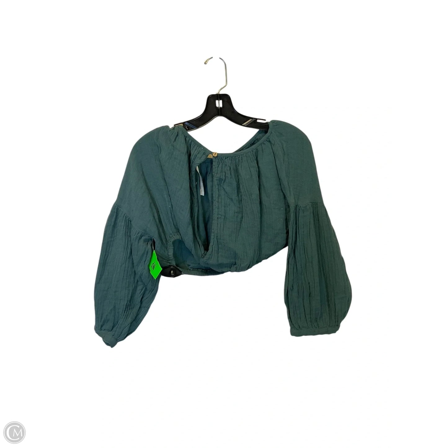 Top Long Sleeve Basic By Free People In Blue, Size: S