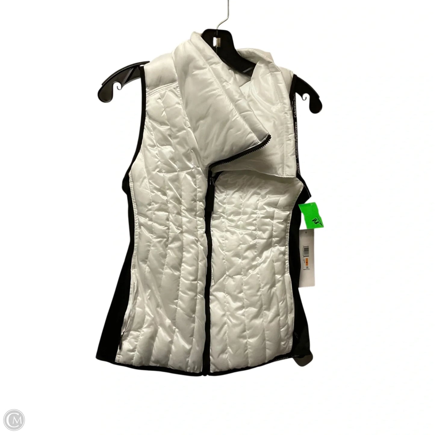 Vest Puffer & Quilted By Calvin Klein Performance In White, Size: S