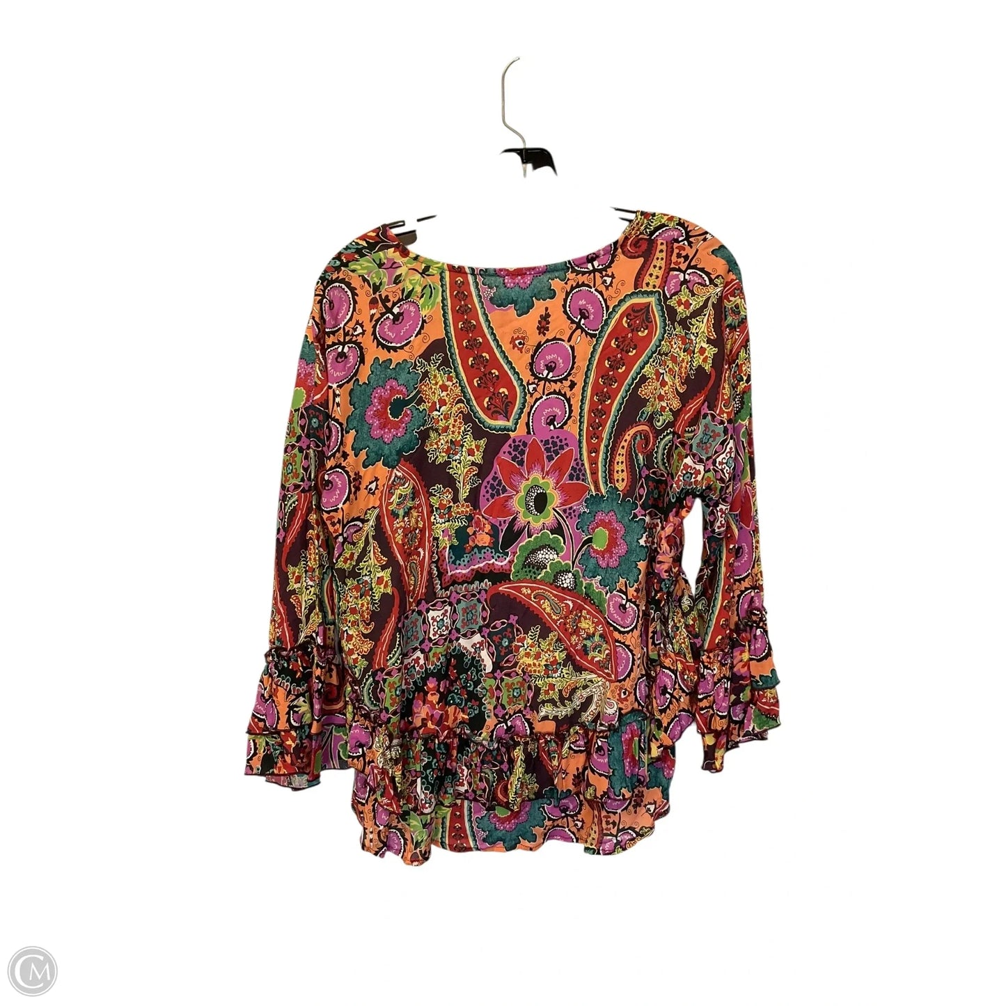 Top Long Sleeve By Ivy Jane In Multi-colored, Size: S