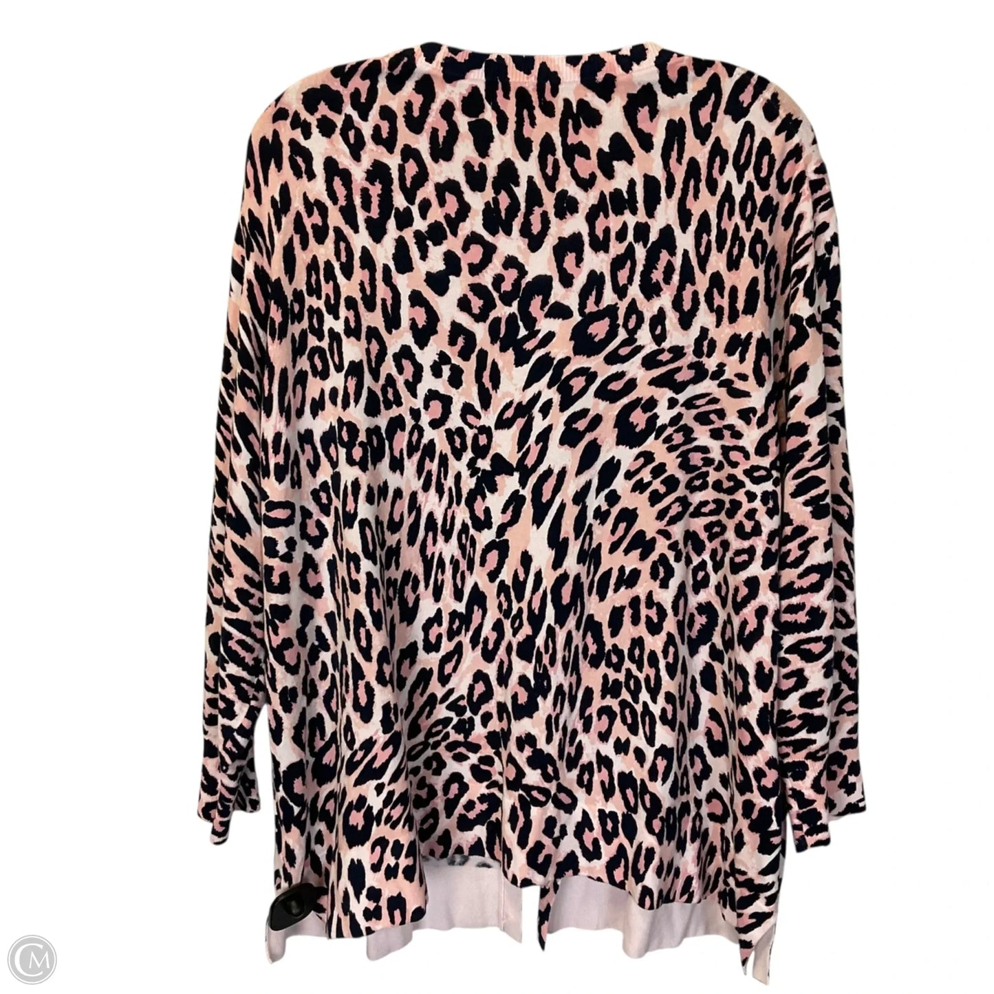 Cardigan By Crown And Ivy In Animal Print, Size: 3x
