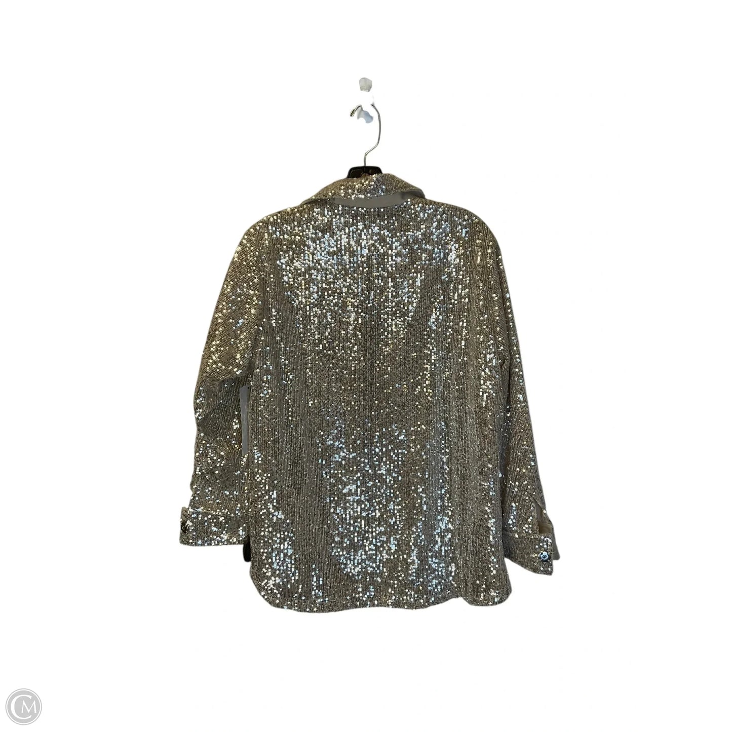 Jacket Shirt By Steve Madden In Tan, Size: S