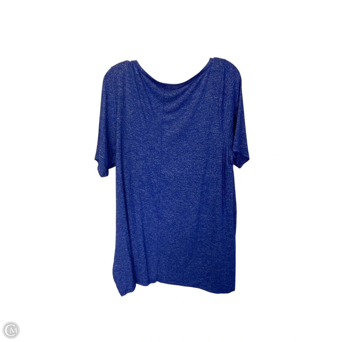 Top Short Sleeve By Lane Bryant In Blue, Size: Xl