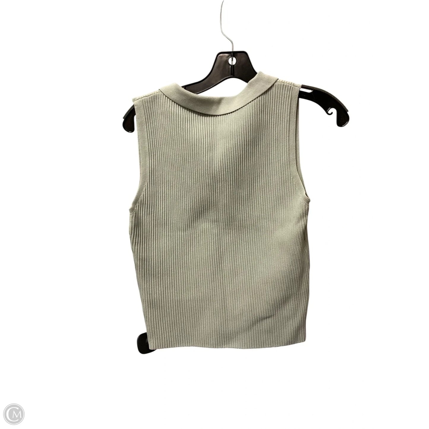 Top Sleeveless Basic By Clothes Mentor In Green, Size: L