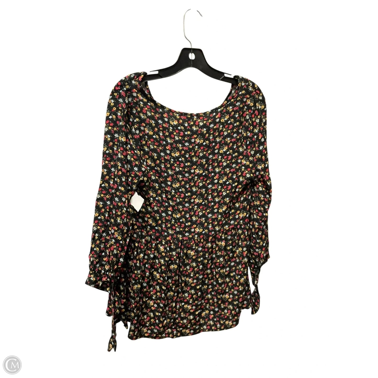 Top Long Sleeve By The Nines In Floral Print, Size: S
