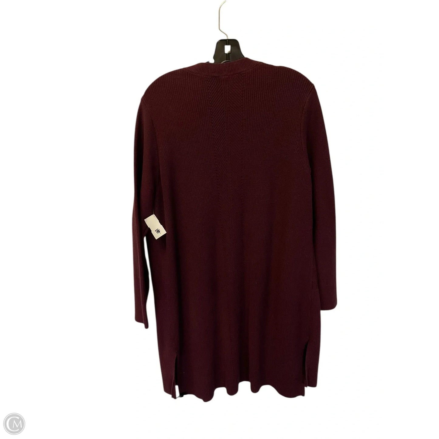 Sweater Cardigan By J. Jill In Red, Size: L