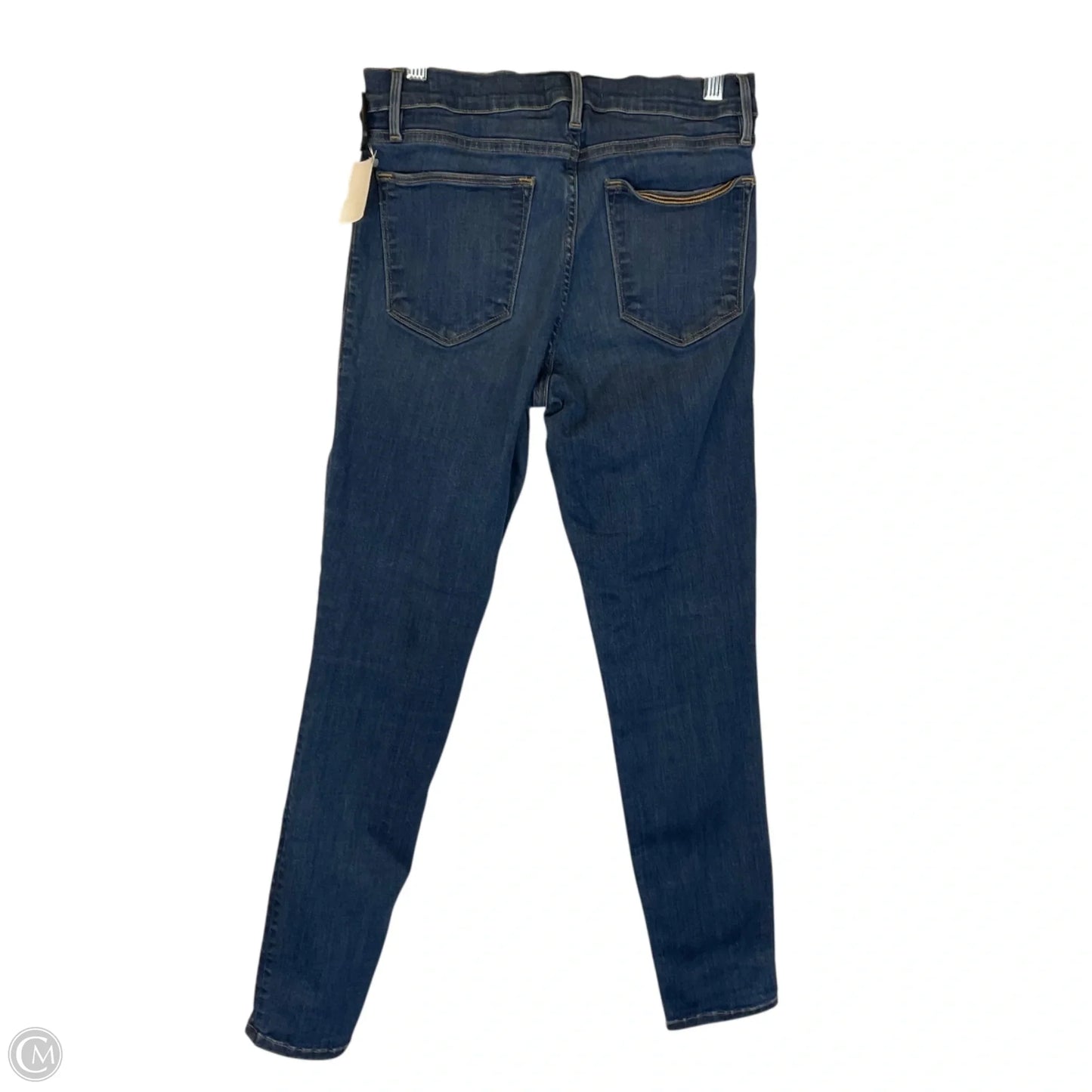 Jeans Skinny By Frame In Blue Denim, Size: 4