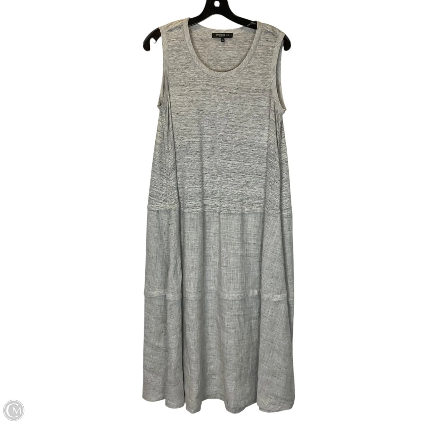 Dress Designer By Lafayette 148 In Grey, Size: M