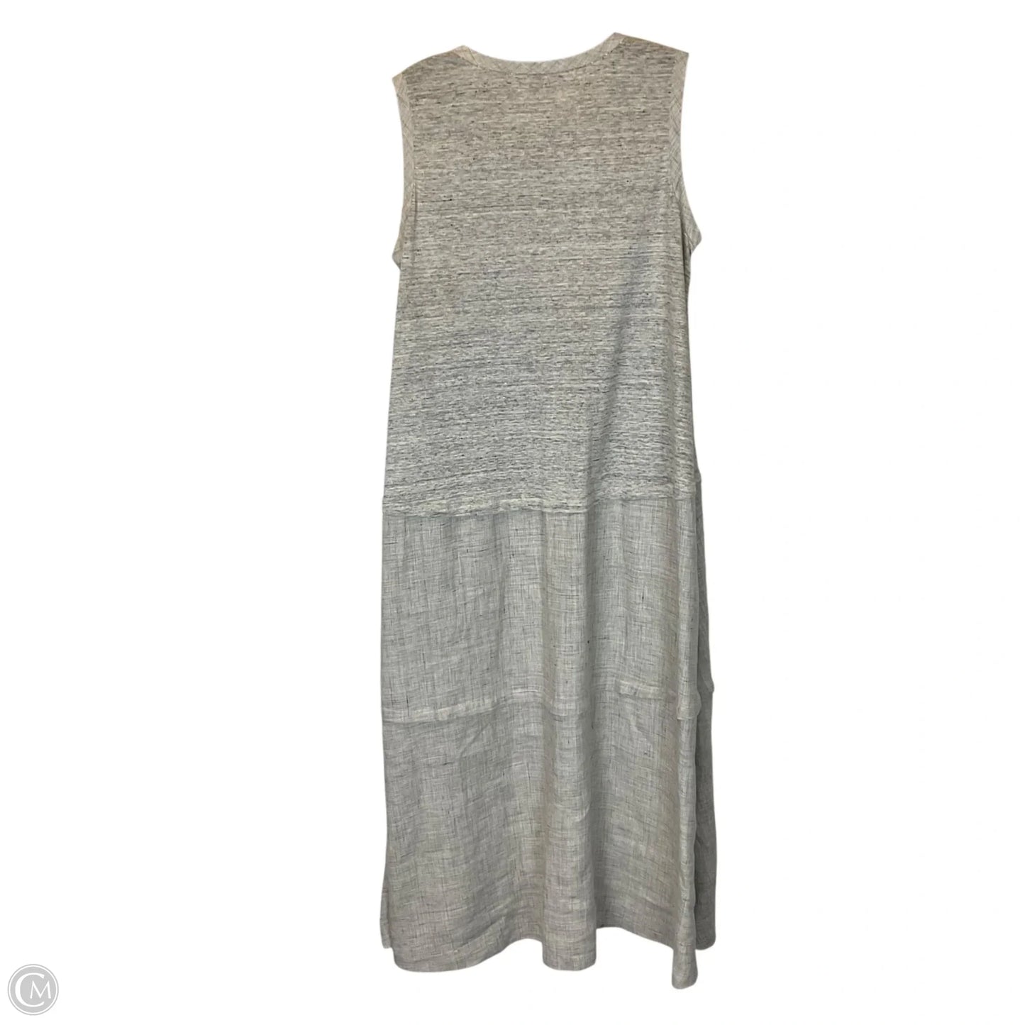Dress Designer By Lafayette 148 In Grey, Size: M