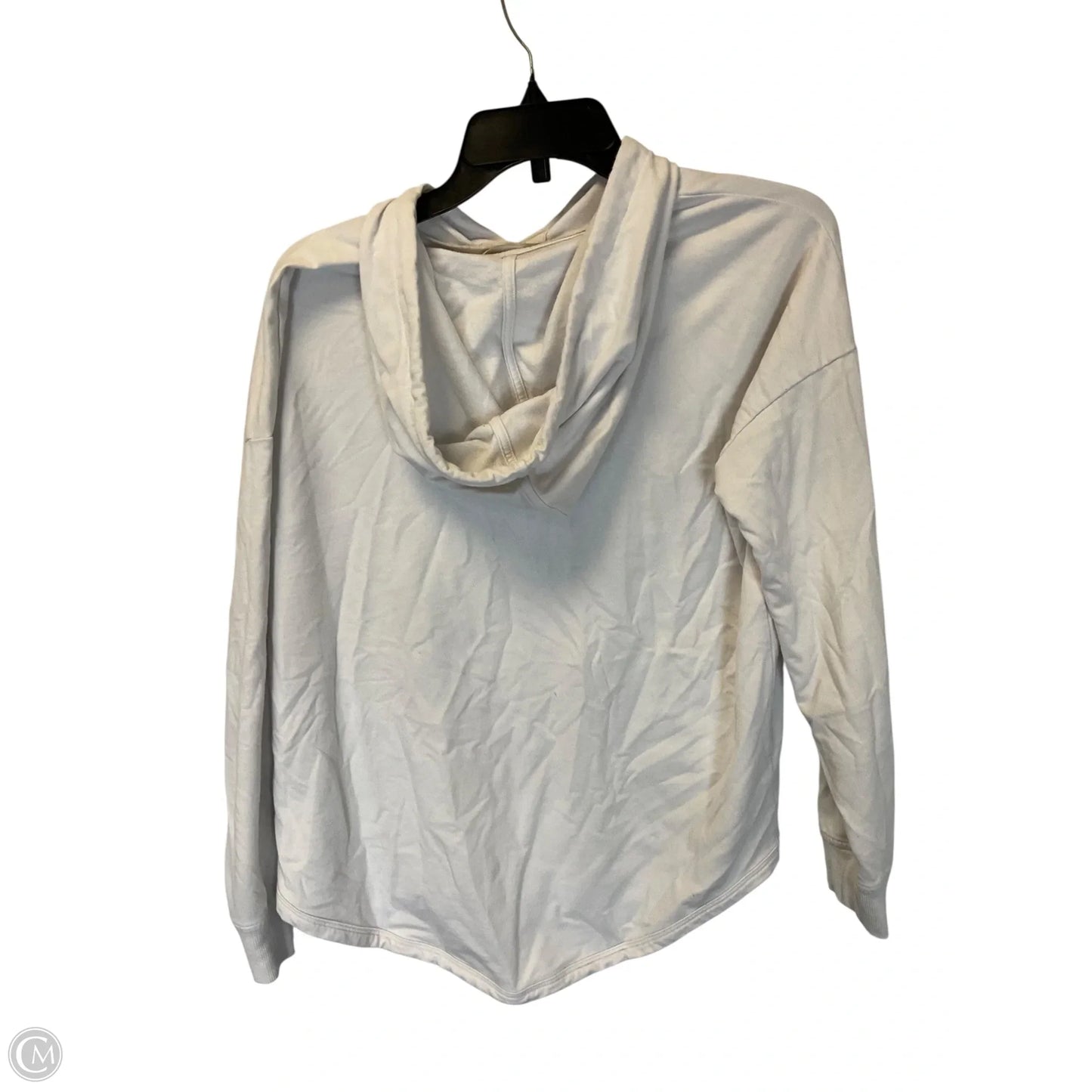 Sweatshirt Hoodie By Michael By Michael Kors In White, Size: M