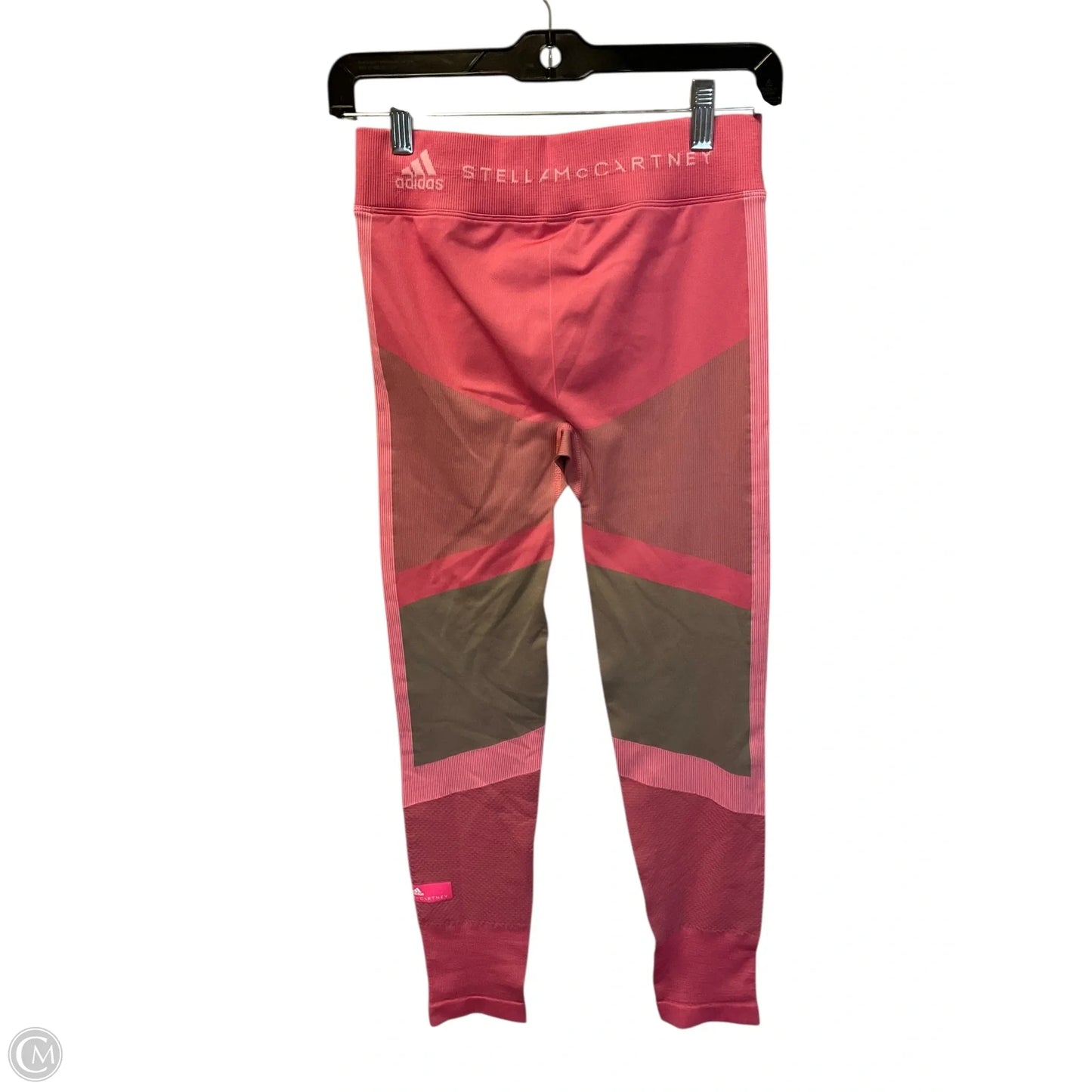 Athletic Leggings By Adidas In Pink, Size: M