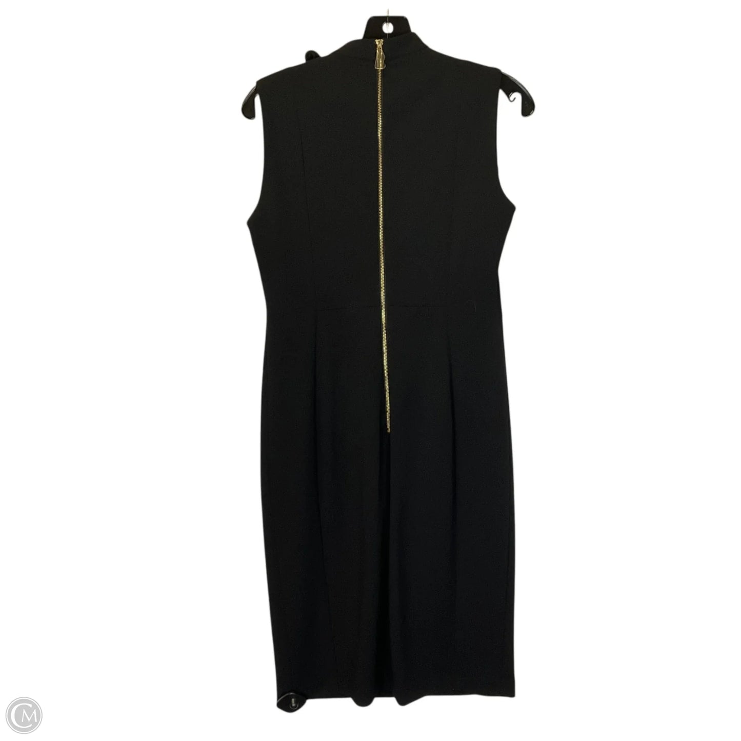 Dress Work By Calvin Klein In Black, Size: 8
