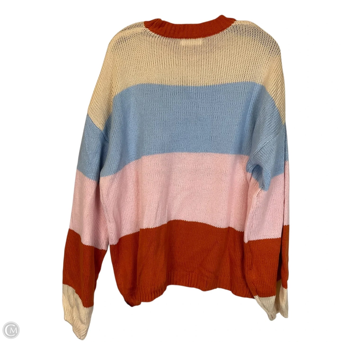Sweater By Chicsoul In Striped Pattern, Size: Xxl