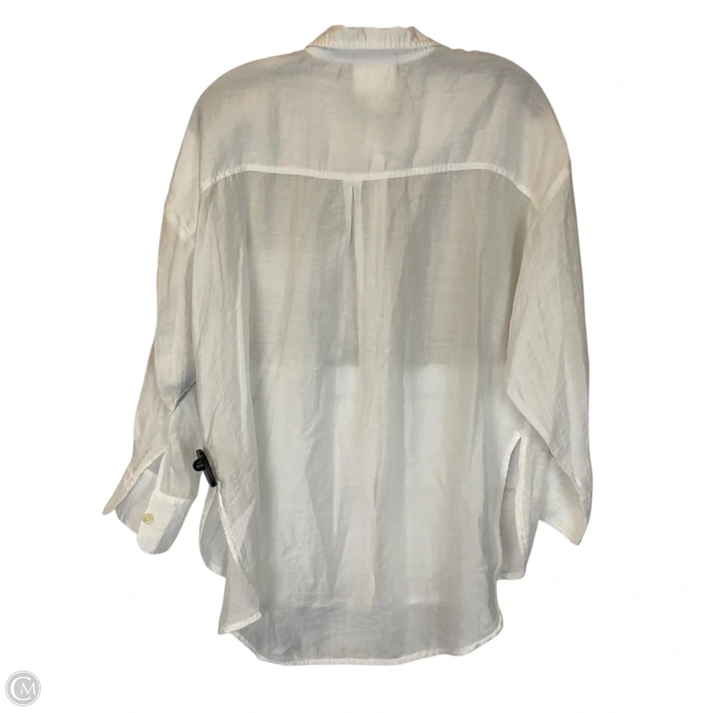 Top Long Sleeve Basic By Maeve In White, Size: S