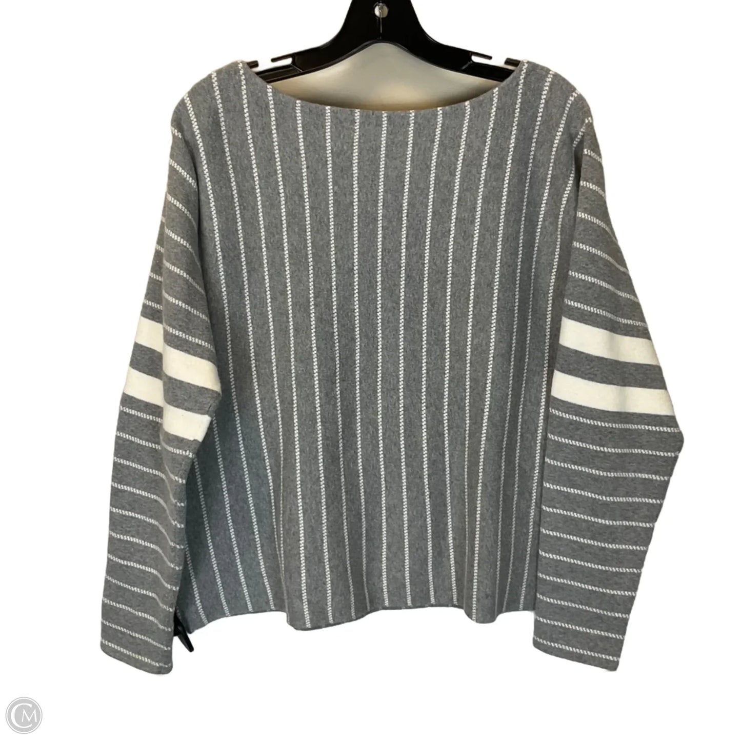 Top Long Sleeve By Banana Republic In Grey, Size: S
