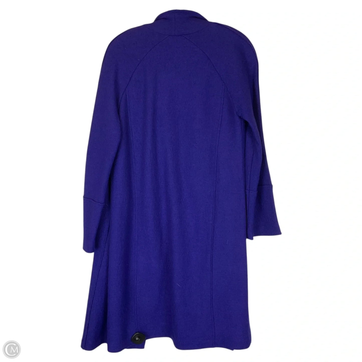 Coat Trench Coat By Tahari In Purple, Size: M