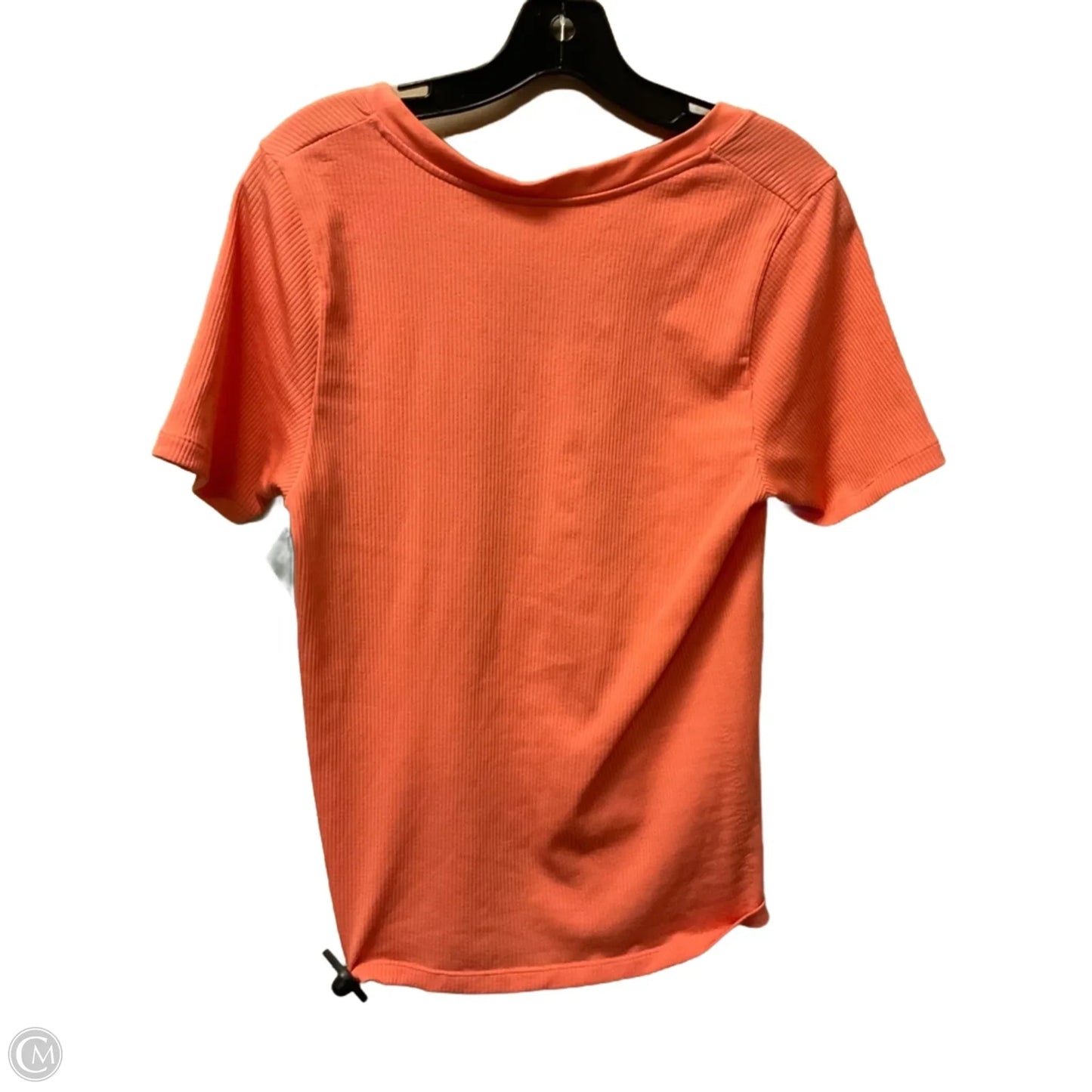 Athletic Top Short Sleeve By Athleta In Orange, Size: Xl