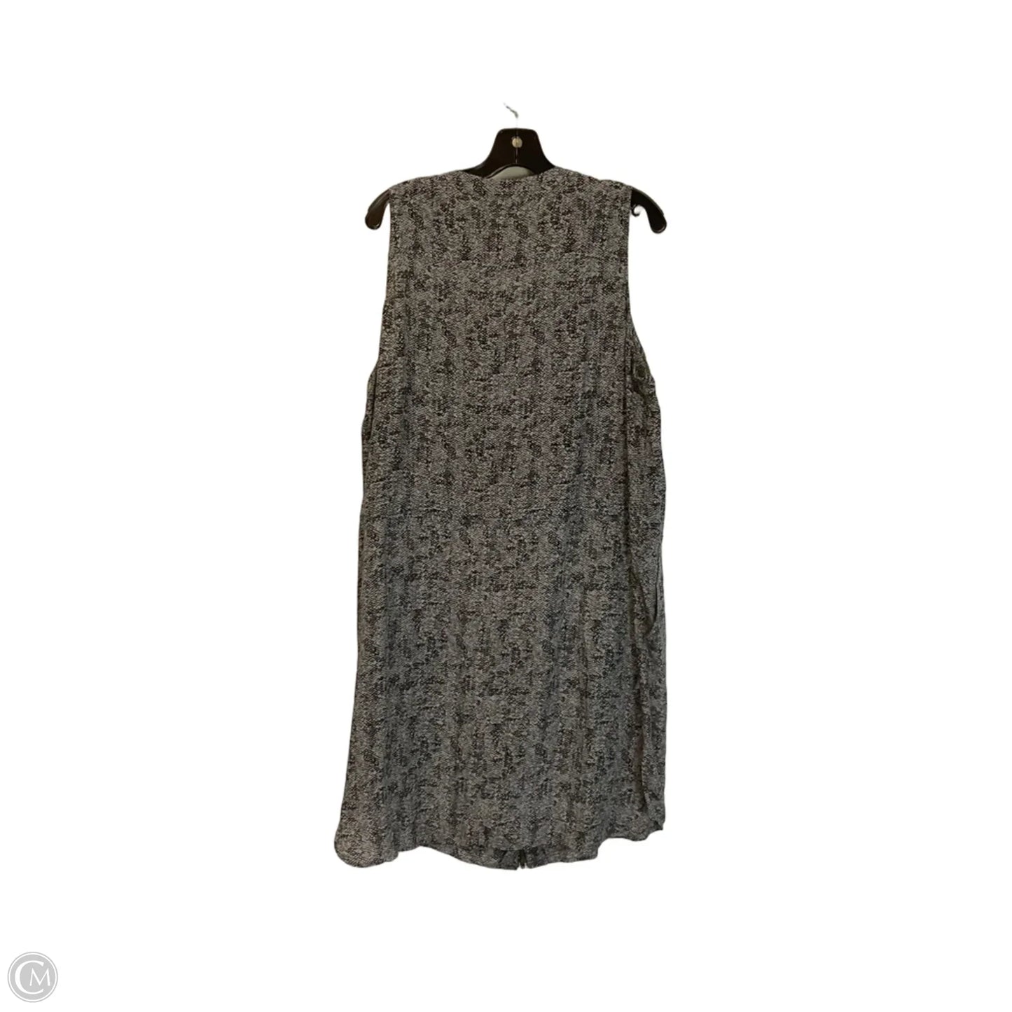 Dress Casual Midi By Eileen Fisher In Grey, Size: Xl