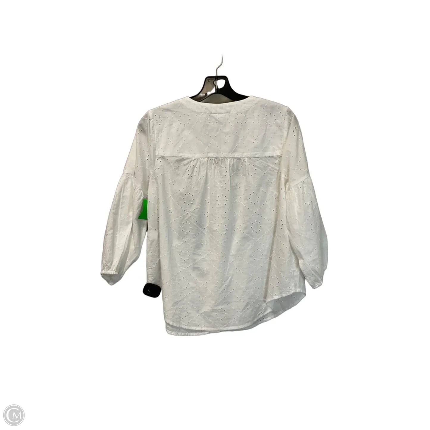 Top 3/4 Sleeve By J. Jill In White, Size: Xs