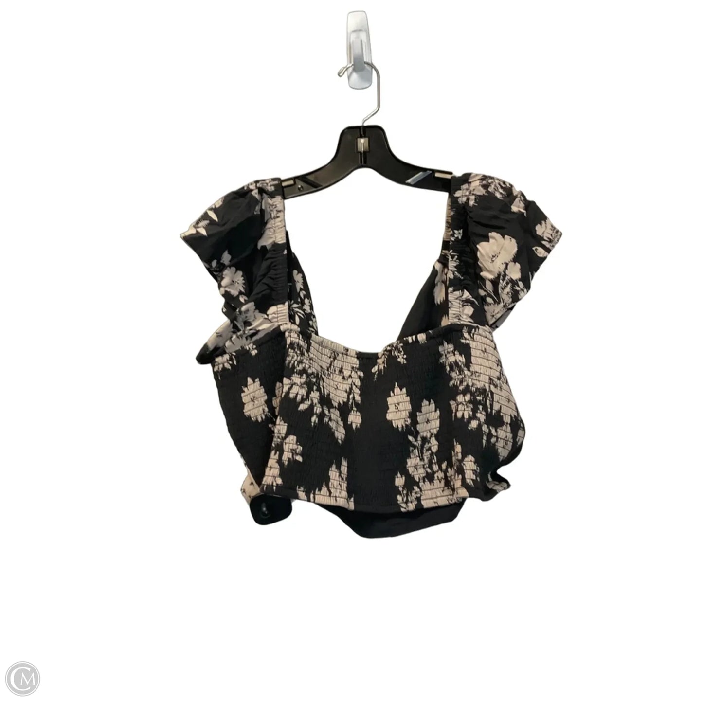 Top Short Sleeve By American Eagle In Brown, Size: Xxl