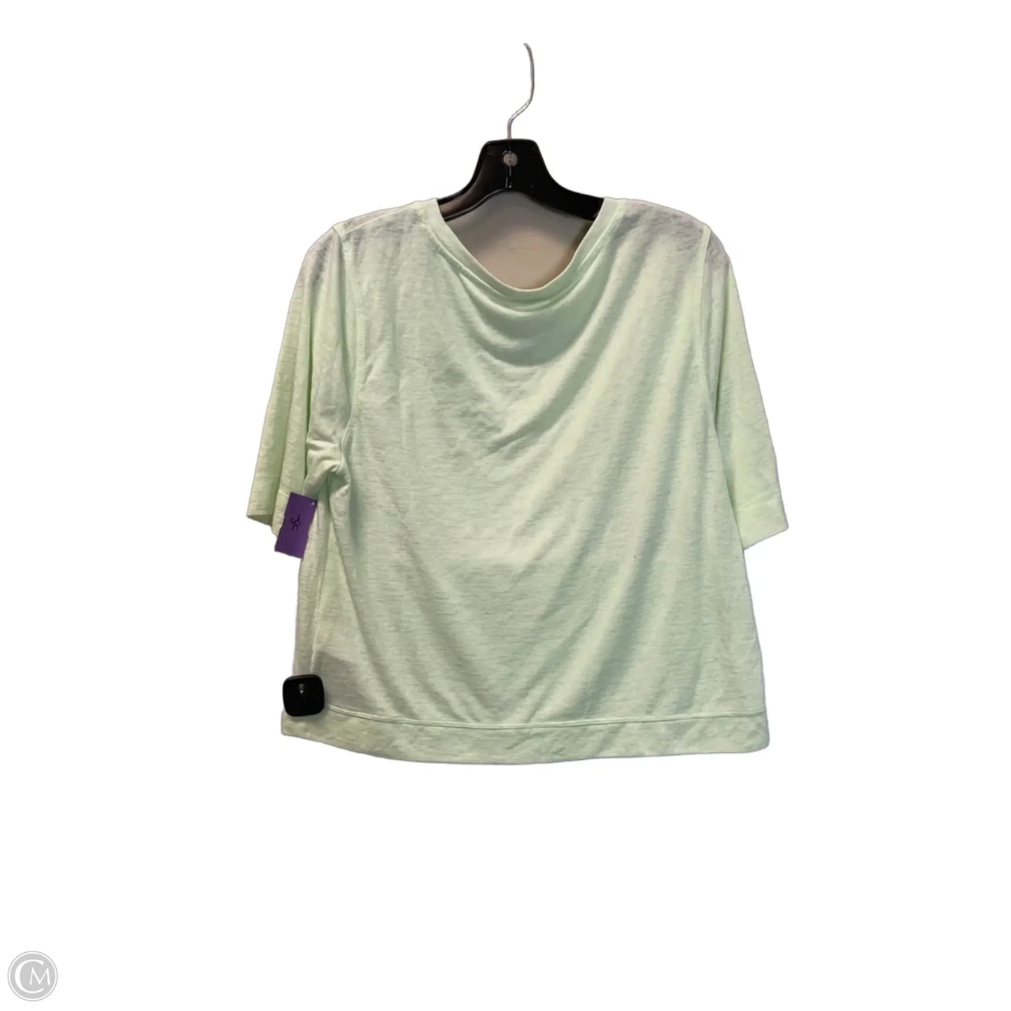 Top Short Sleeve Basic By Athleta In Green, Size: M