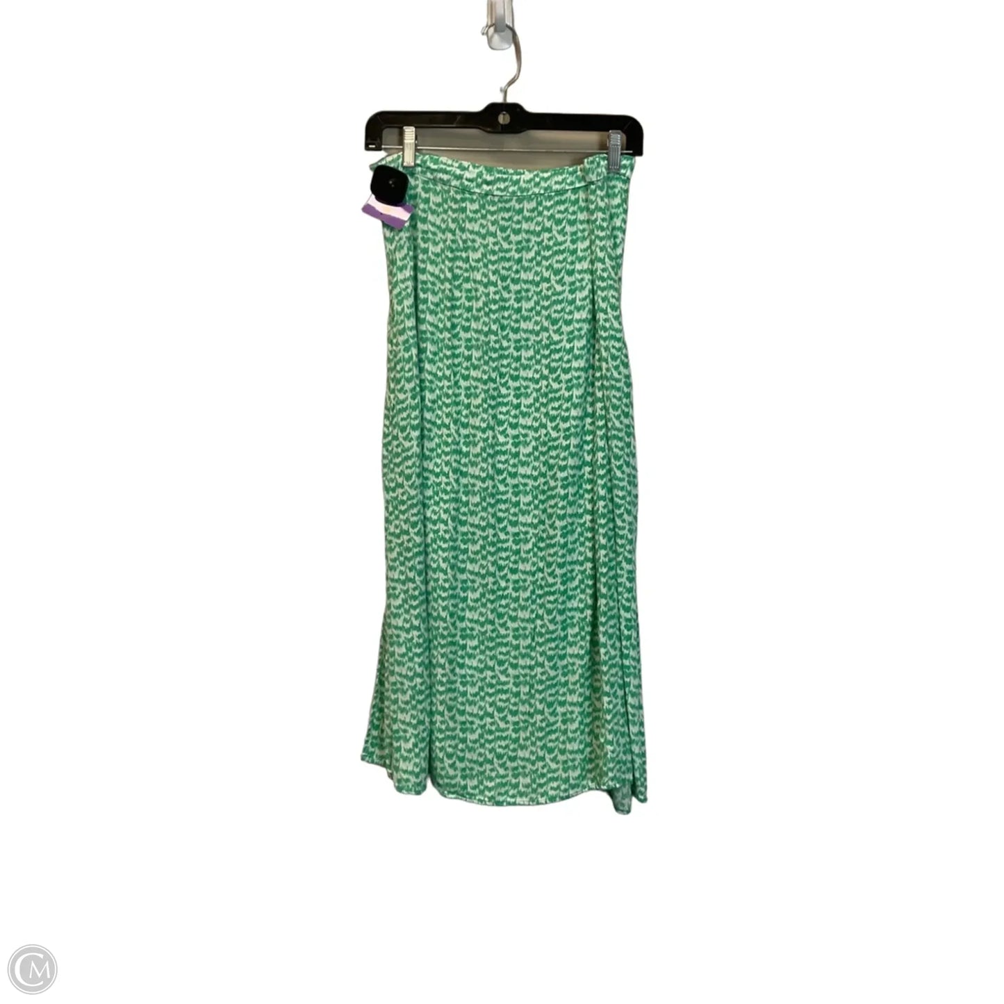 Skirt Maxi By H&m In Green, Size: 12