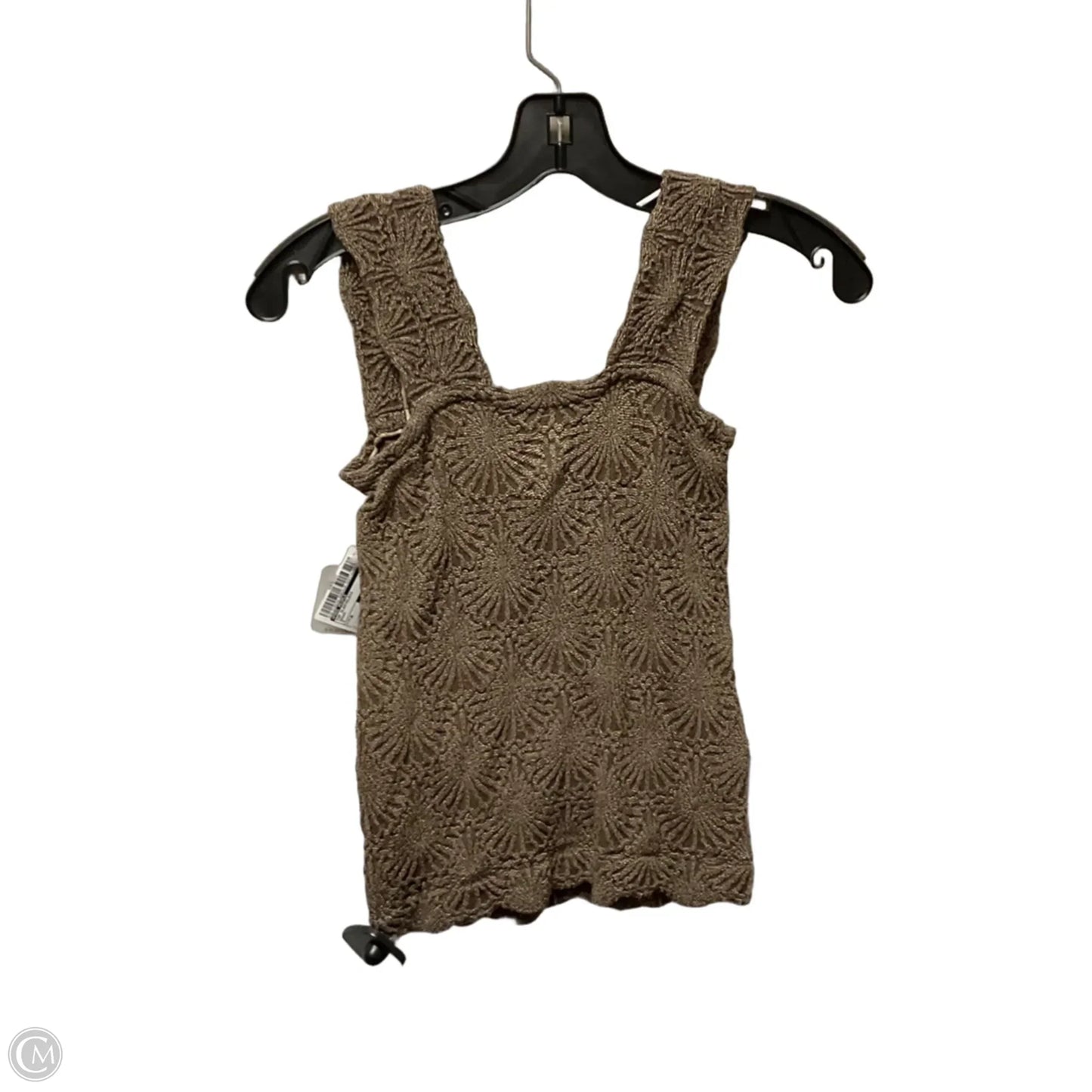 Top Sleeveless By Free People In Brown, Size: M