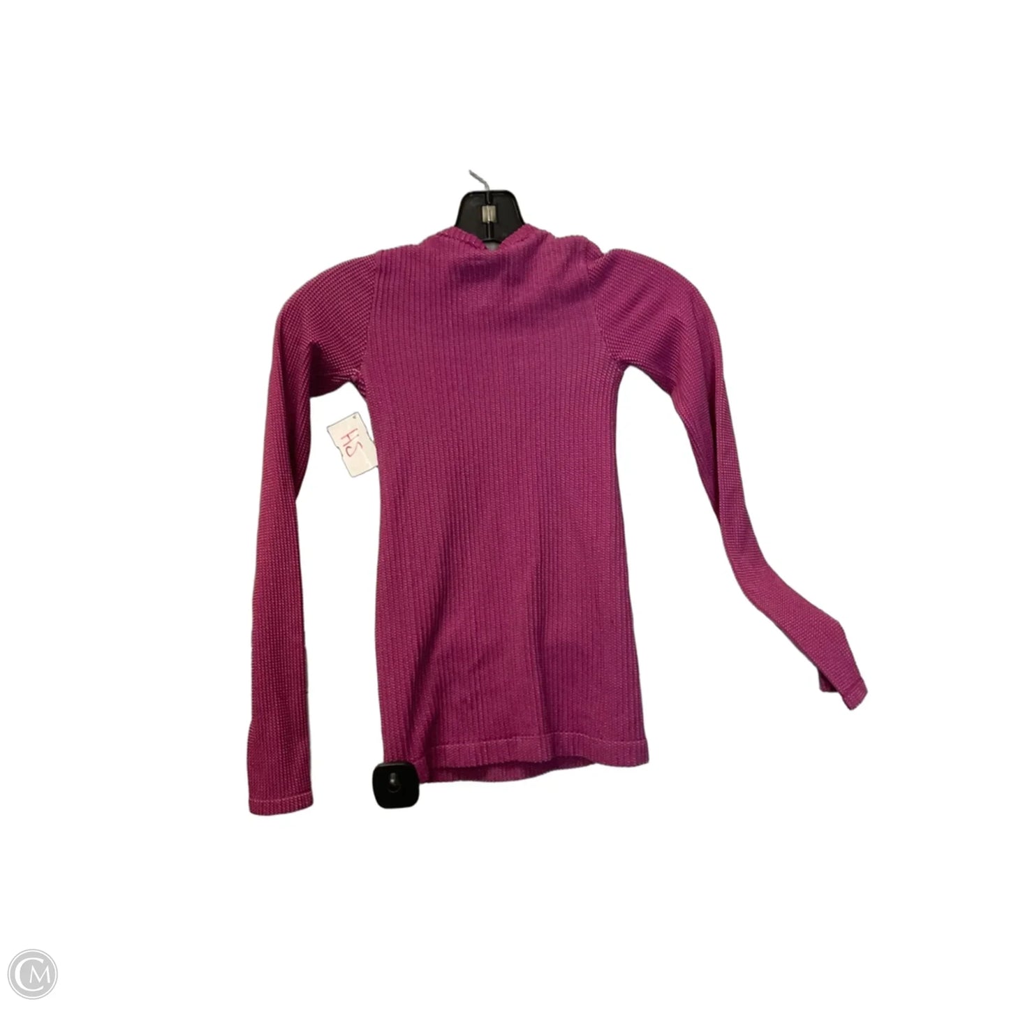 Top Long Sleeve Basic By Free People In Pink, Size: M