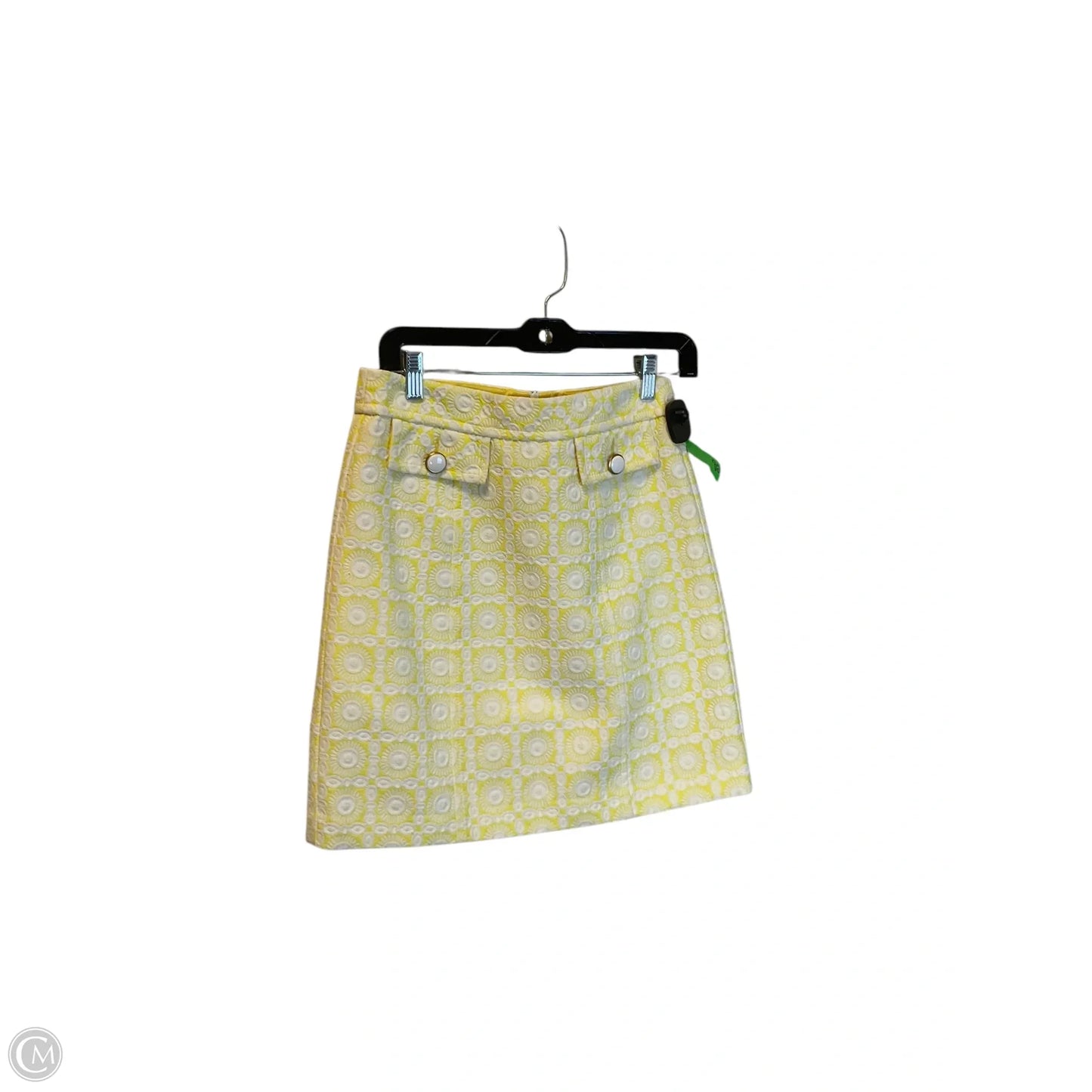 Skirt Mini & Short By Trina Turk In Yellow, Size: 2
