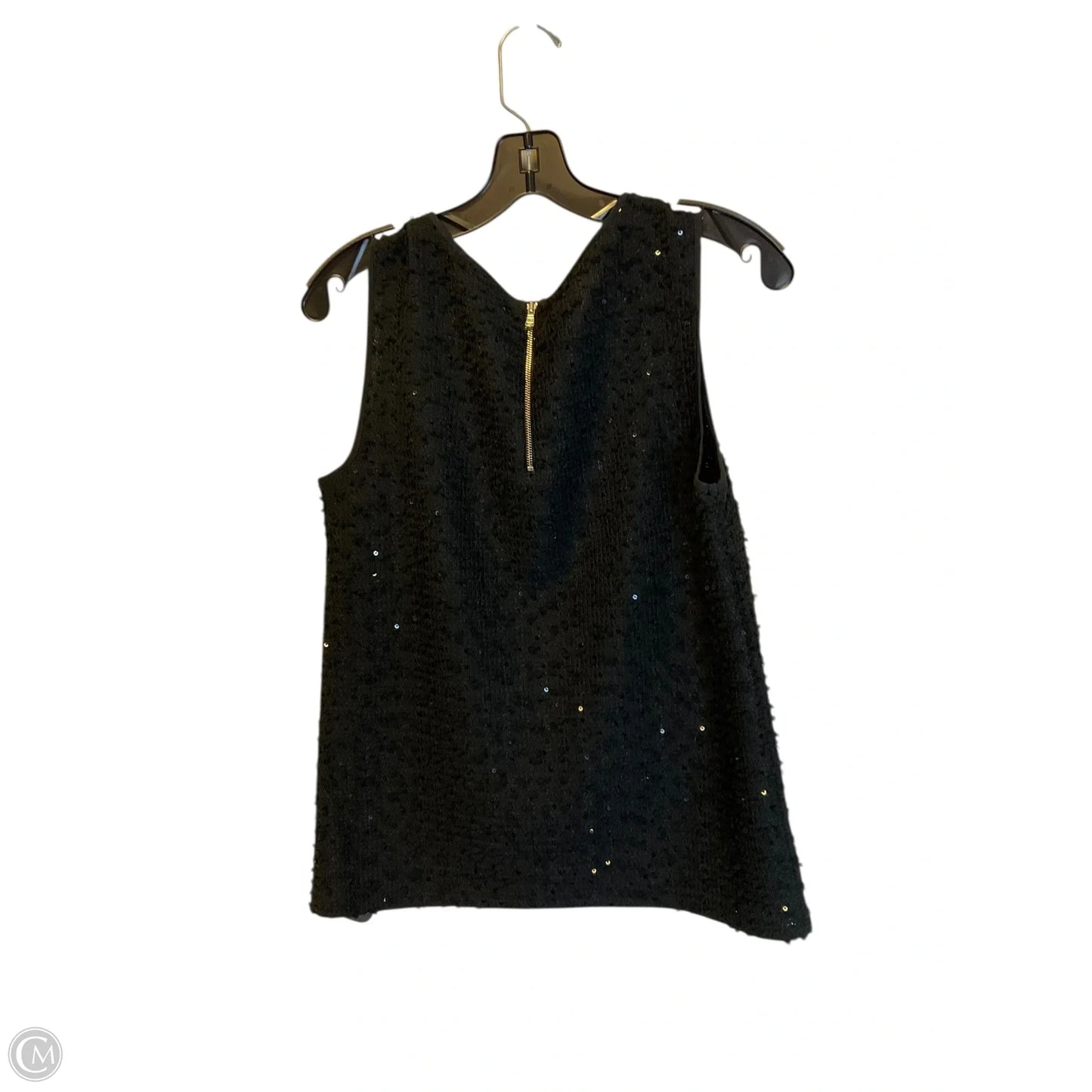Top Sleeveless By Ann Taylor In Black, Size: S