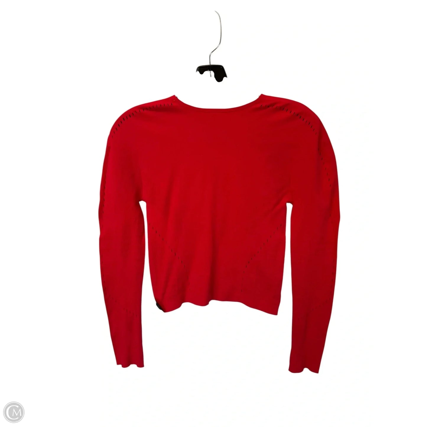 Athletic Sweatshirt Crewneck By Fabletics In Red, Size: M