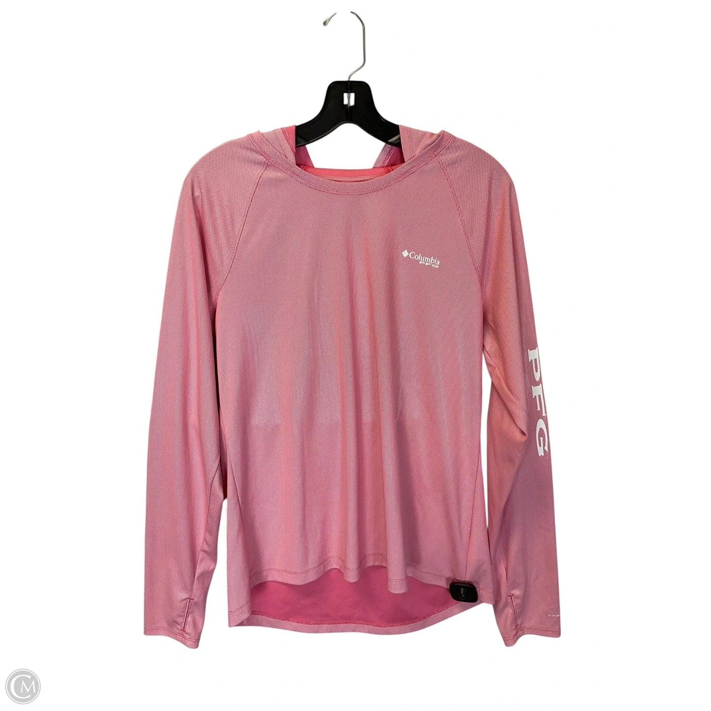 Sweatshirt Hoodie By Columbia In Pink, Size: L