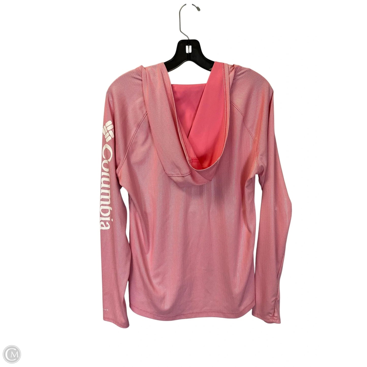 Sweatshirt Hoodie By Columbia In Pink, Size: L