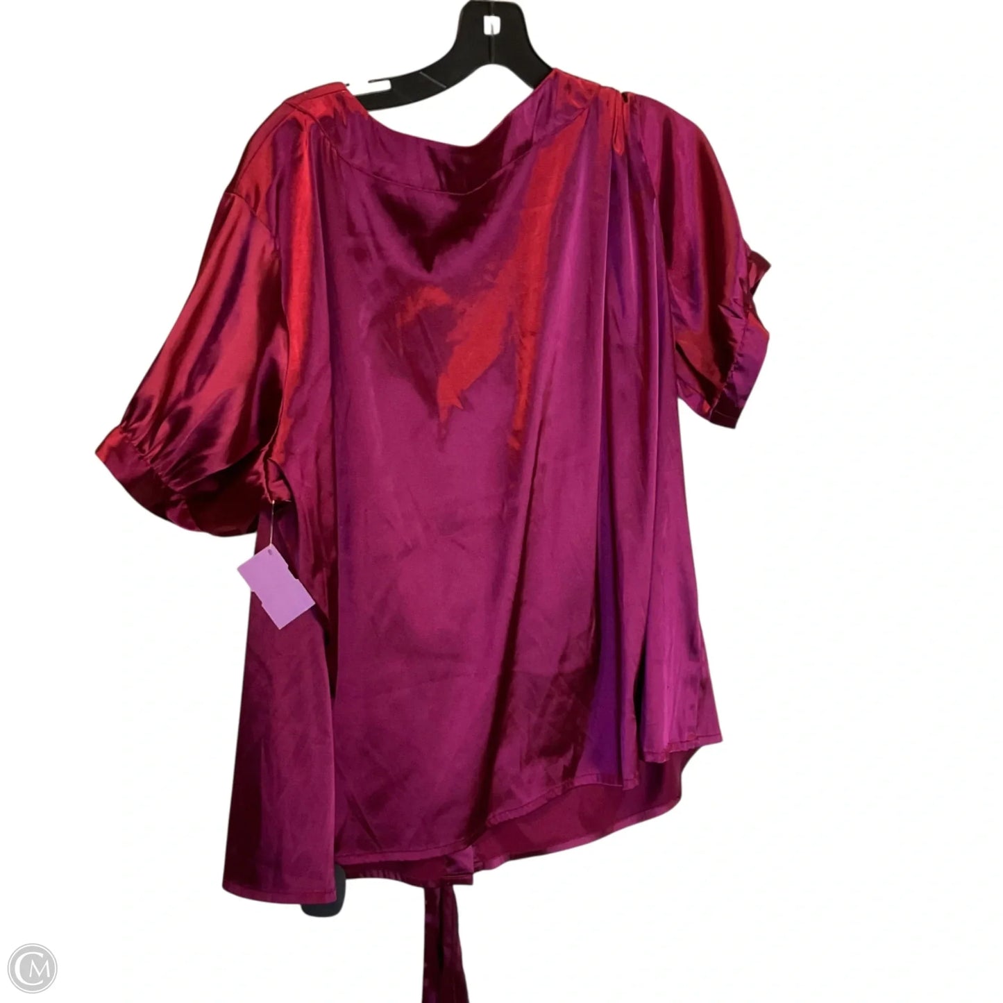 Top Short Sleeve By Monroe And Main In Red, Size: 2x