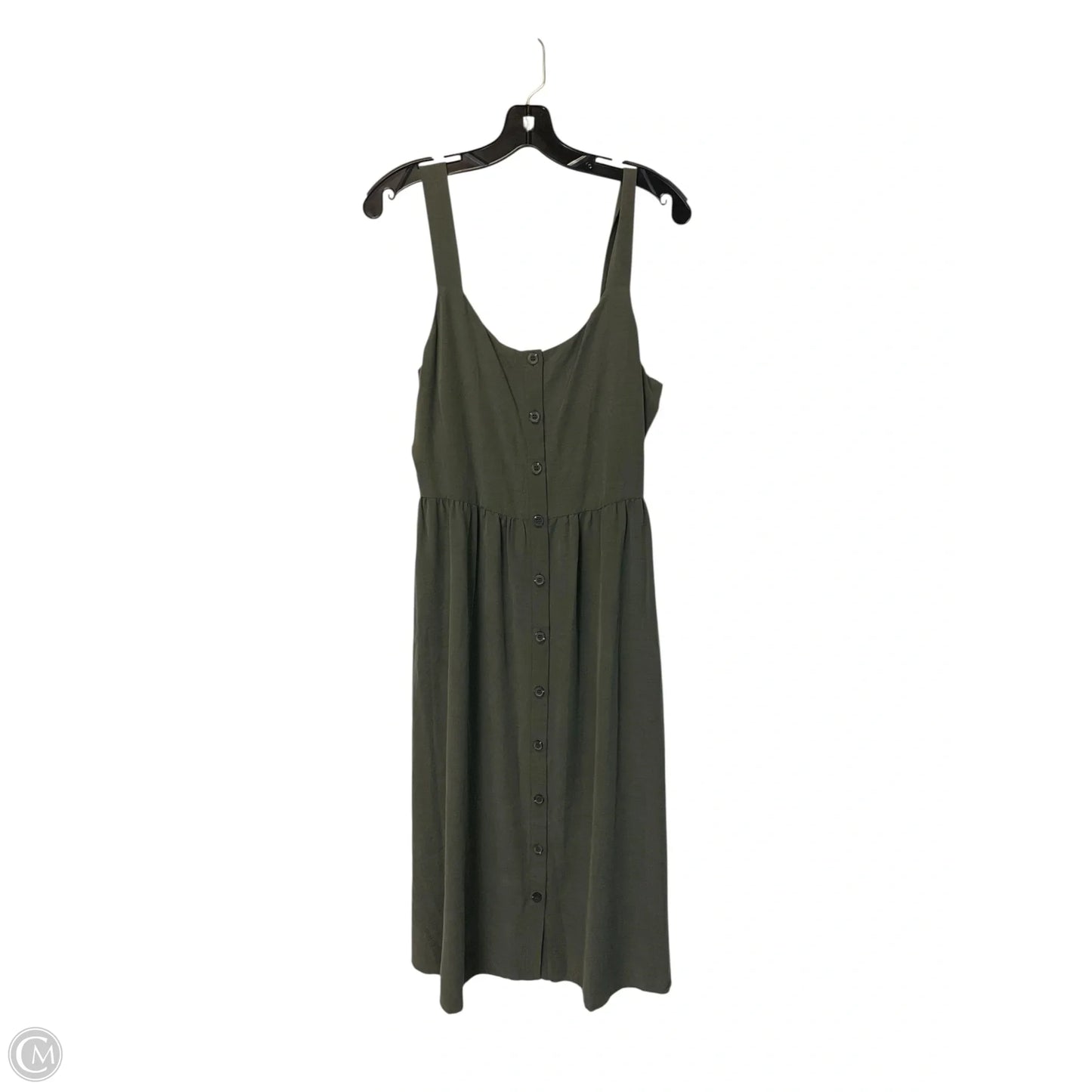 Dress Casual Midi By Nicole Miller In Green, Size: 10
