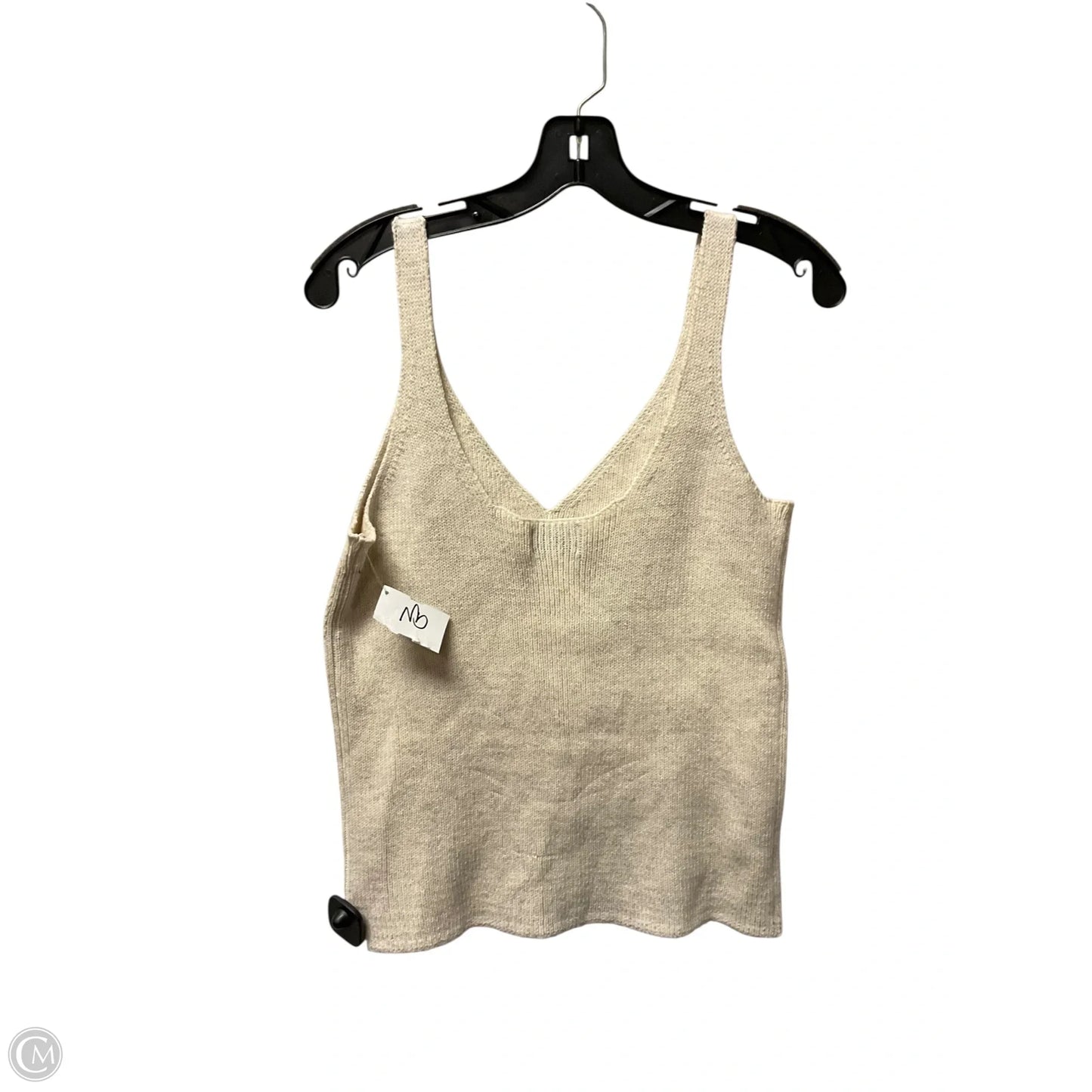 Top Sleeveless By Old Navy In Tan, Size: L