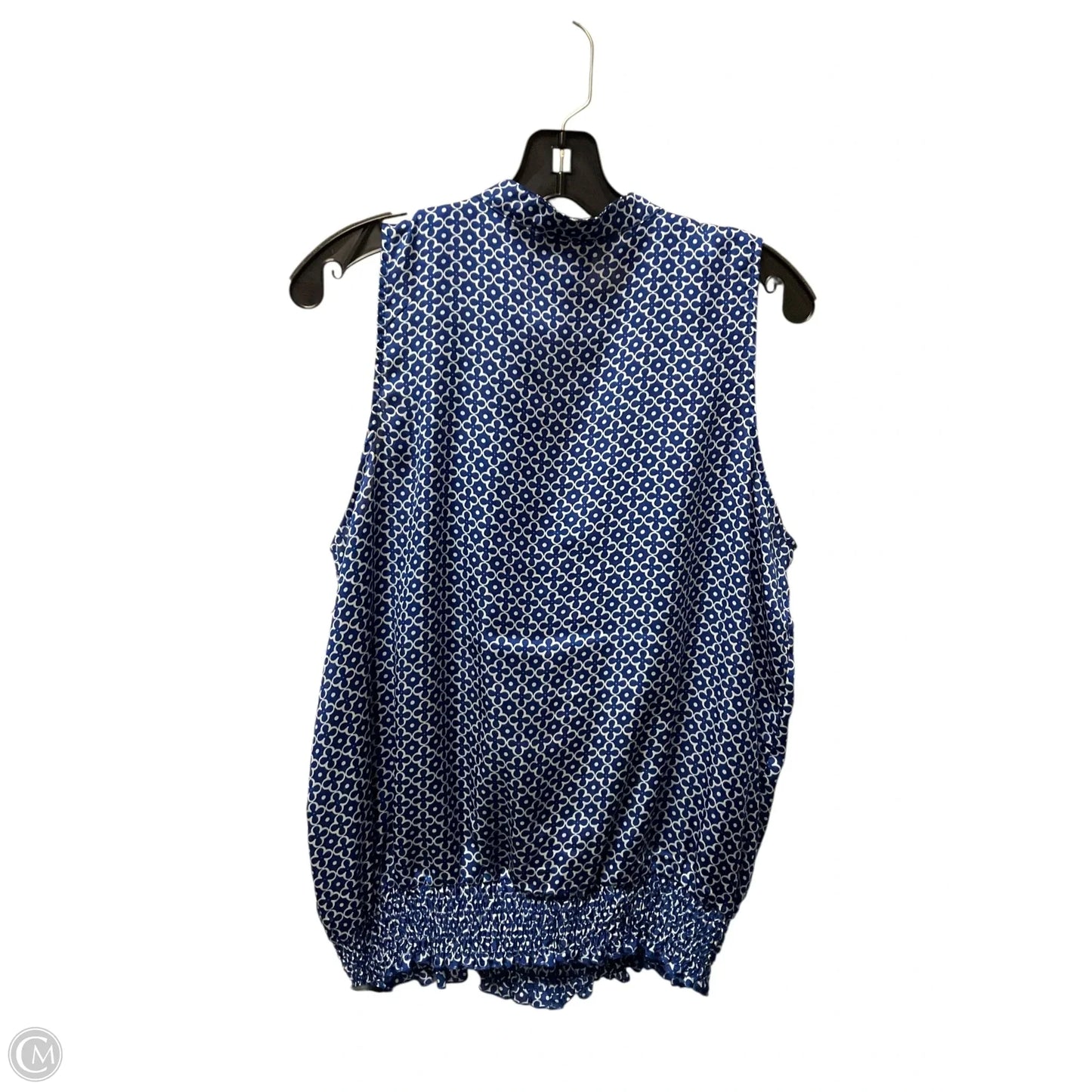 Top Sleeveless By Jules & Leopold In Blue, Size: L