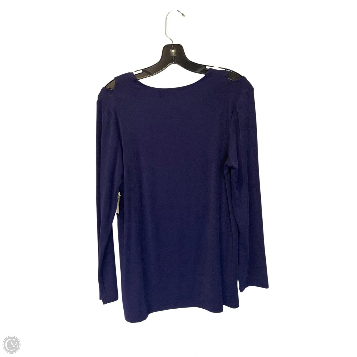 Top 3/4 Sleeve By Chicos In Purple, Size: S