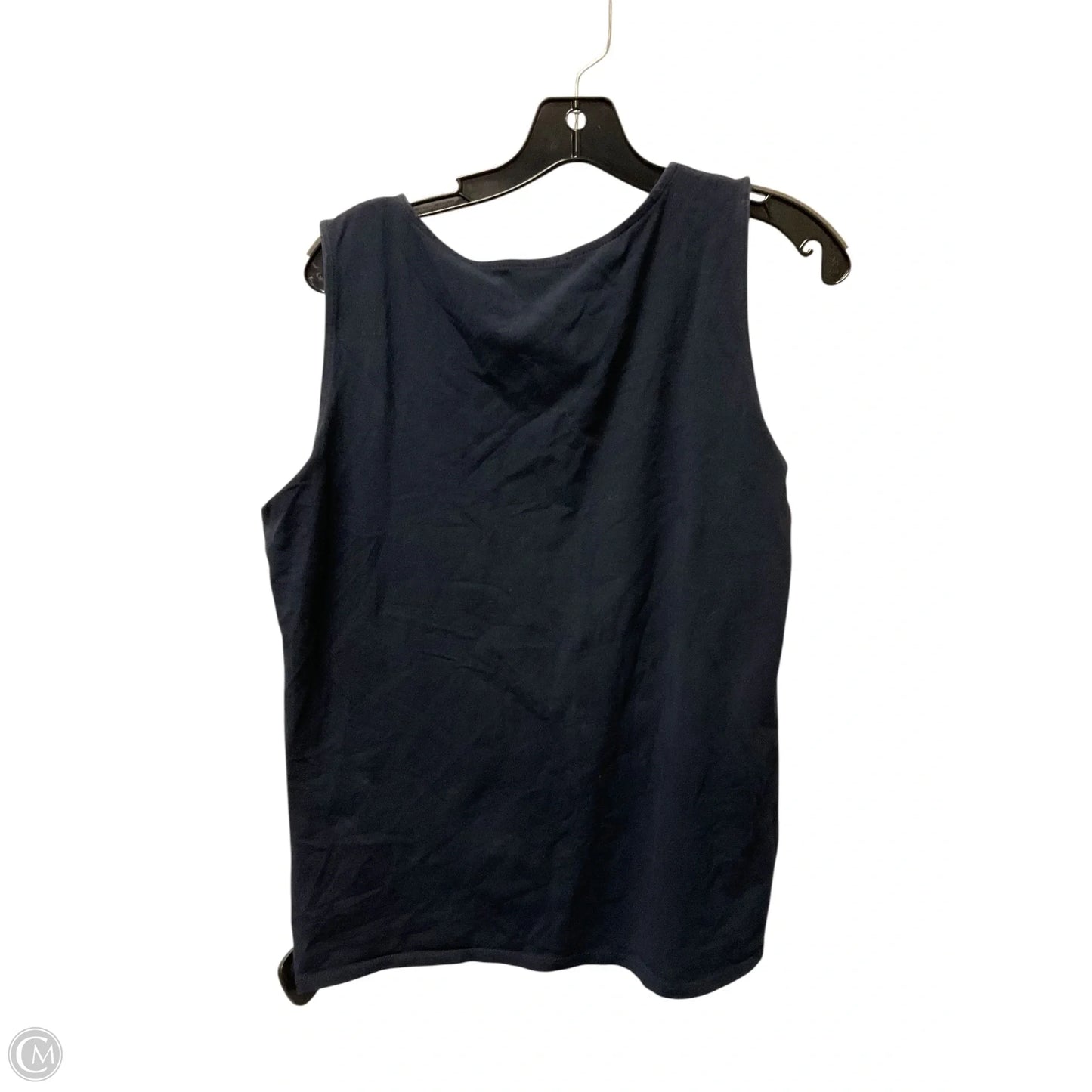 Top Sleeveless Basic By Coldwater Creek In Navy, Size: L