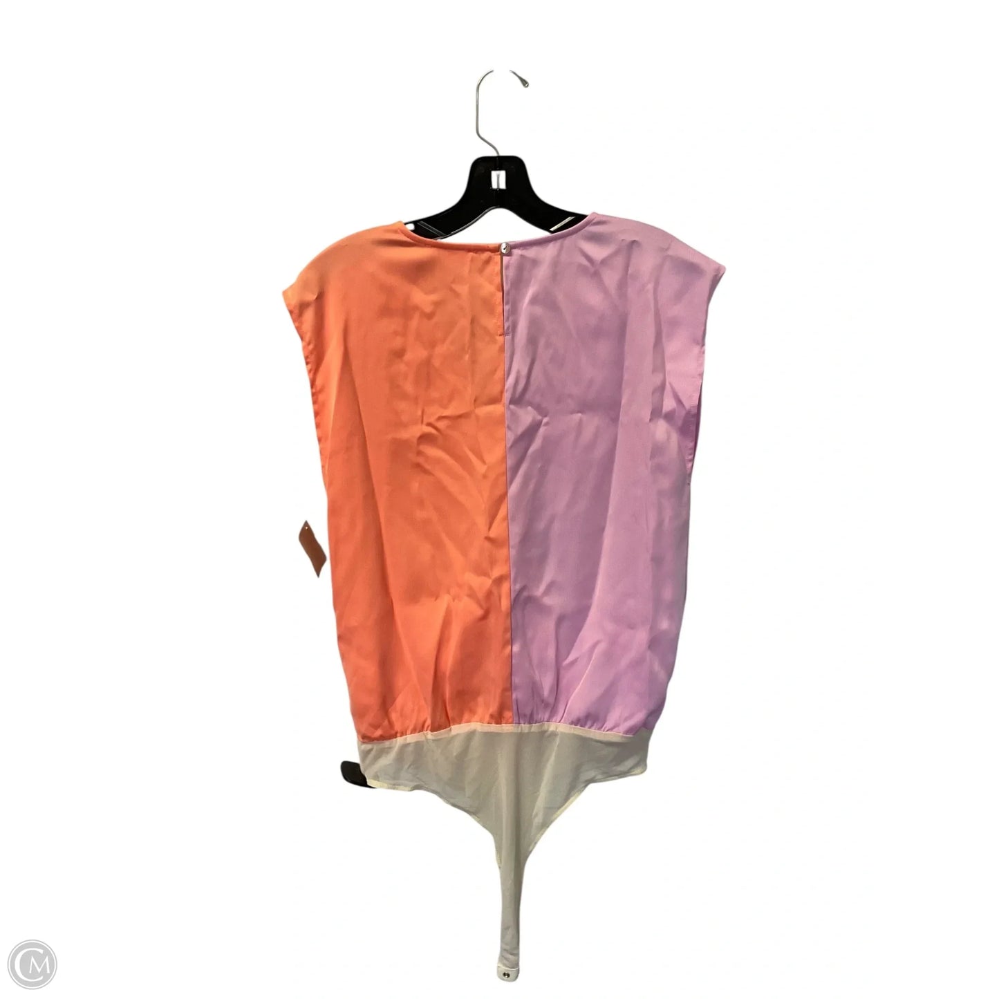 Bodysuit By Entro In Orange & Pink, Size: M