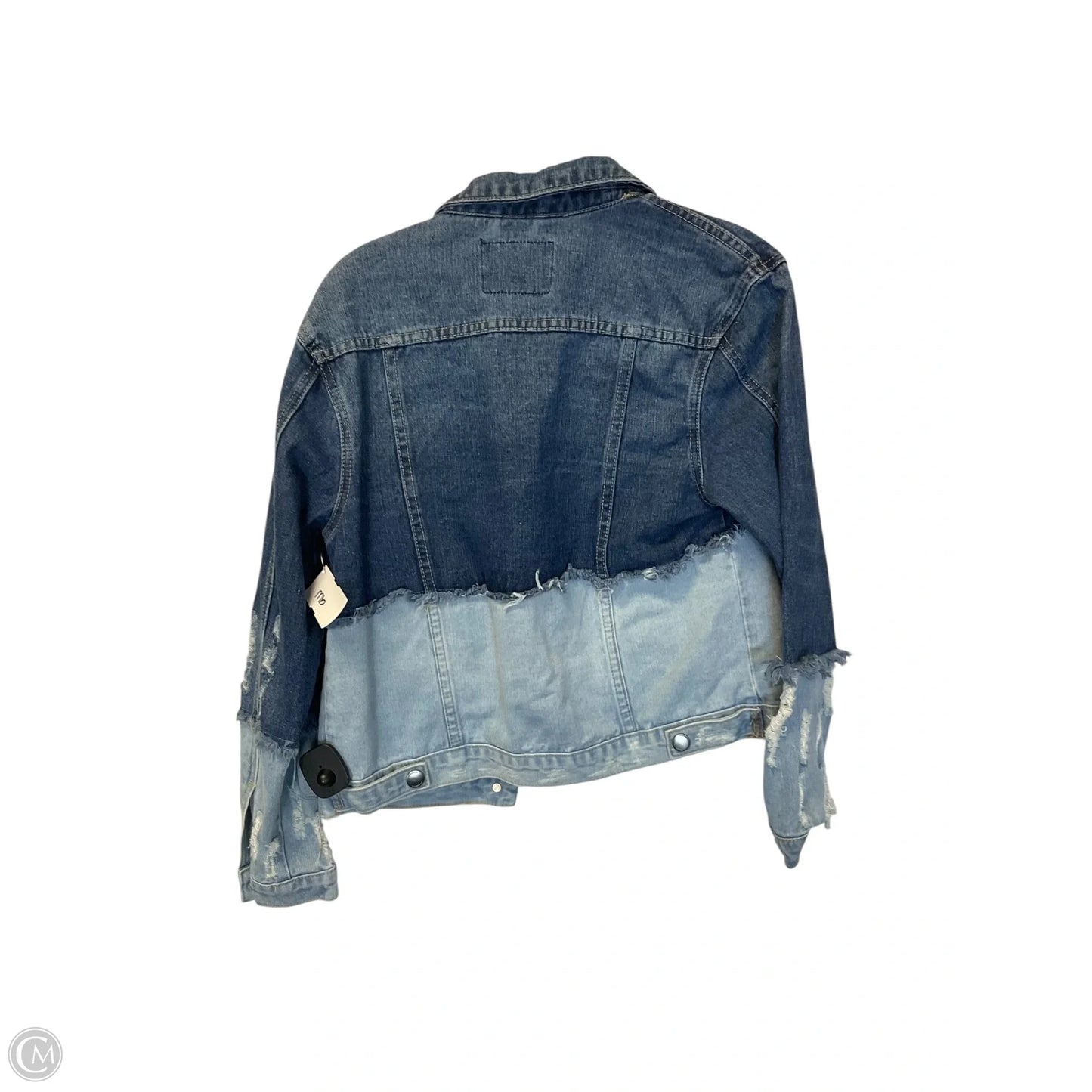 Jacket Denim By Gb In Blue Denim, Size: Xs