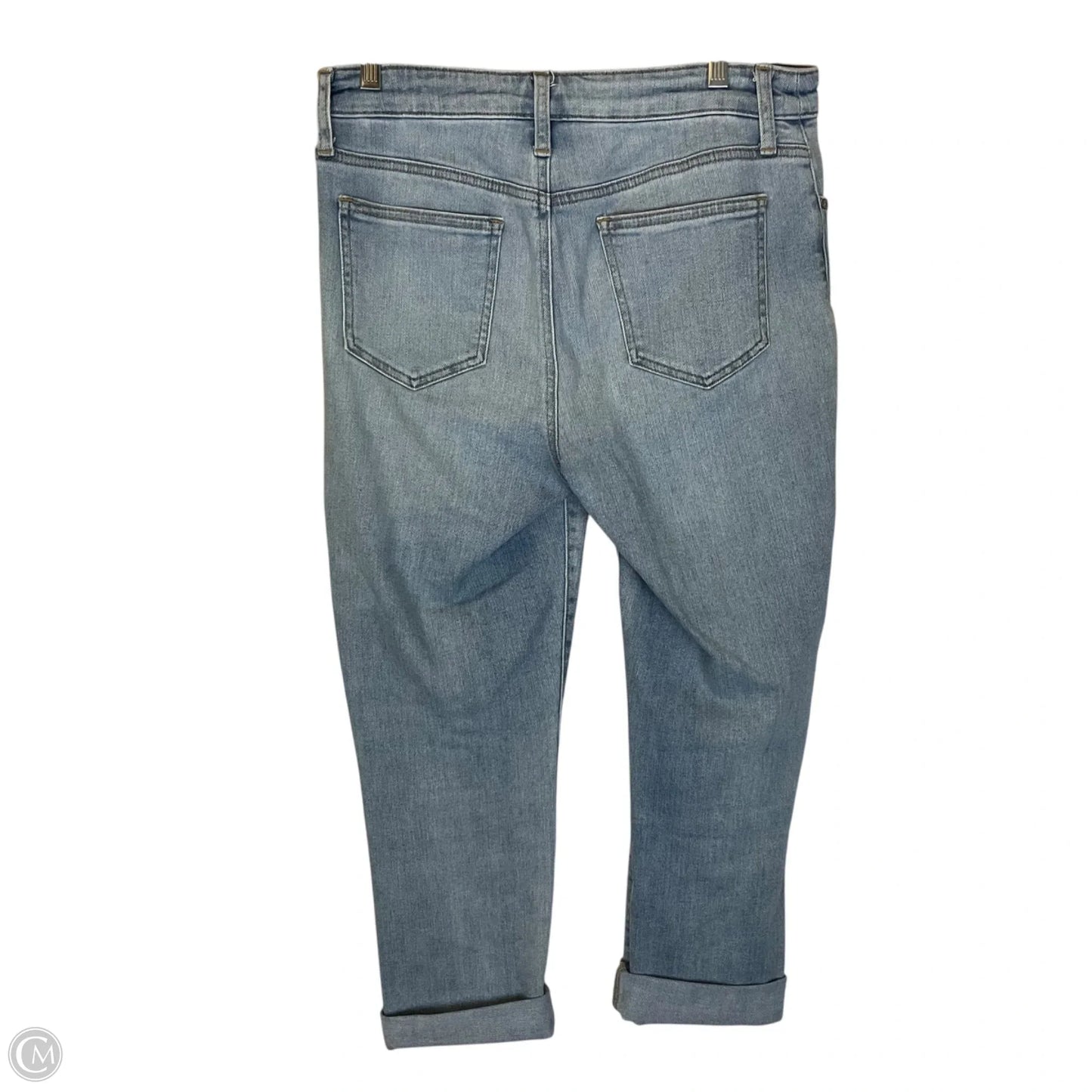 Jeans Cropped By Chicos In Blue Denim, Size: 6