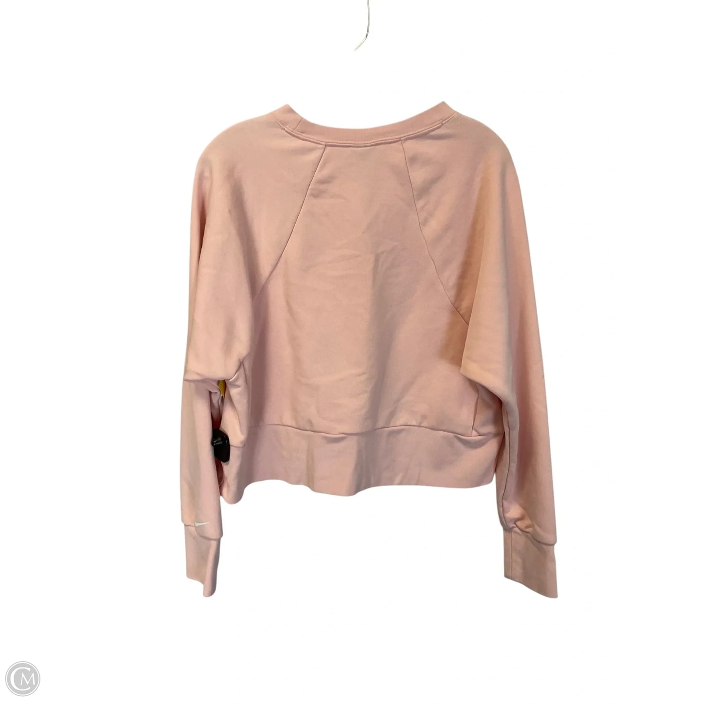 Sweatshirt Crewneck By Nike Apparel In Pink, Size: M