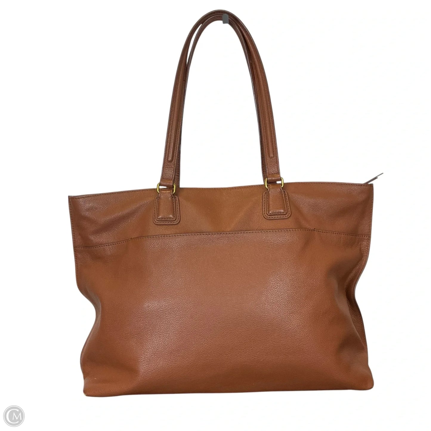 Handbag Leather By Fossil, Size: Large