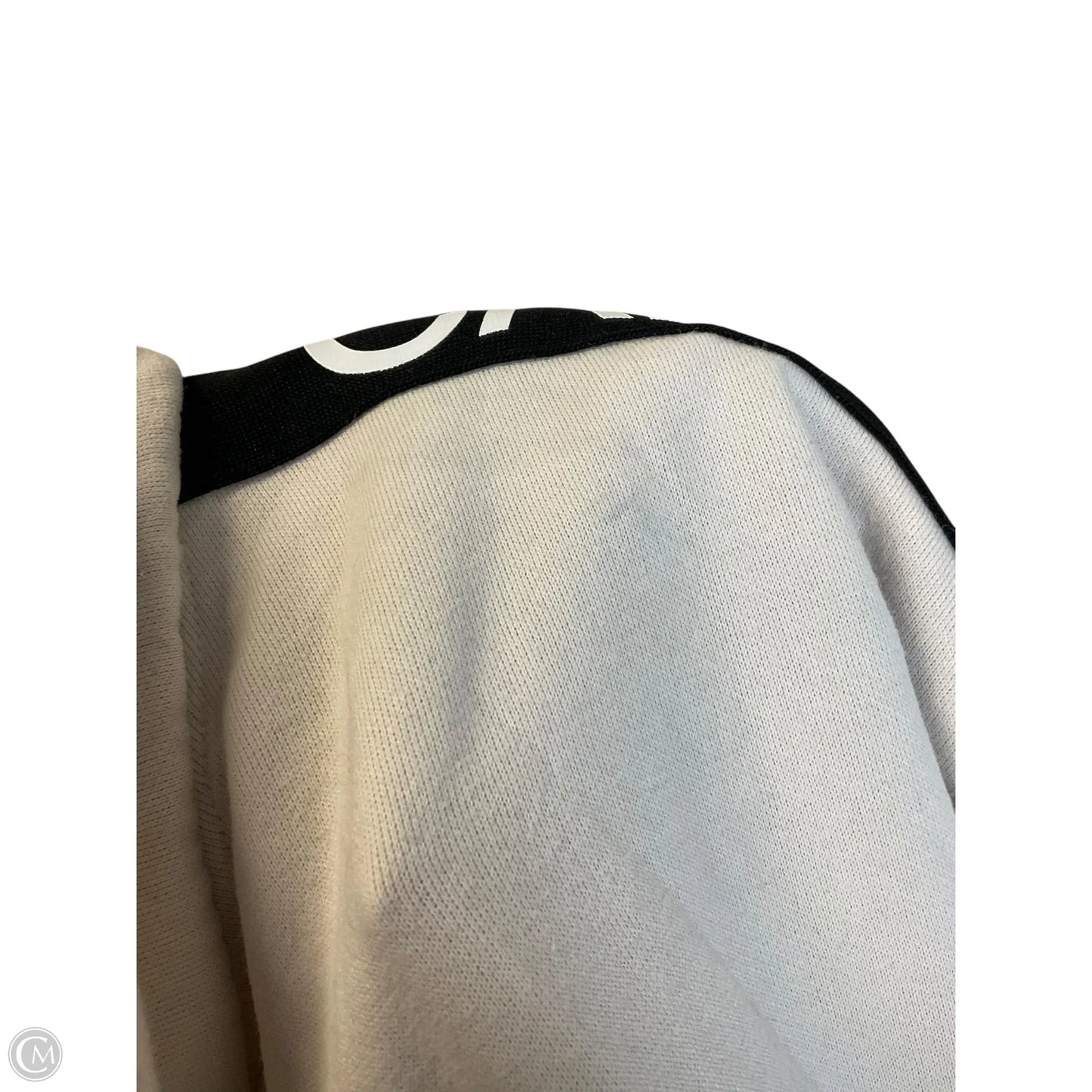 Sweatshirt Collar By Calvin Klein In Tan, Size: S