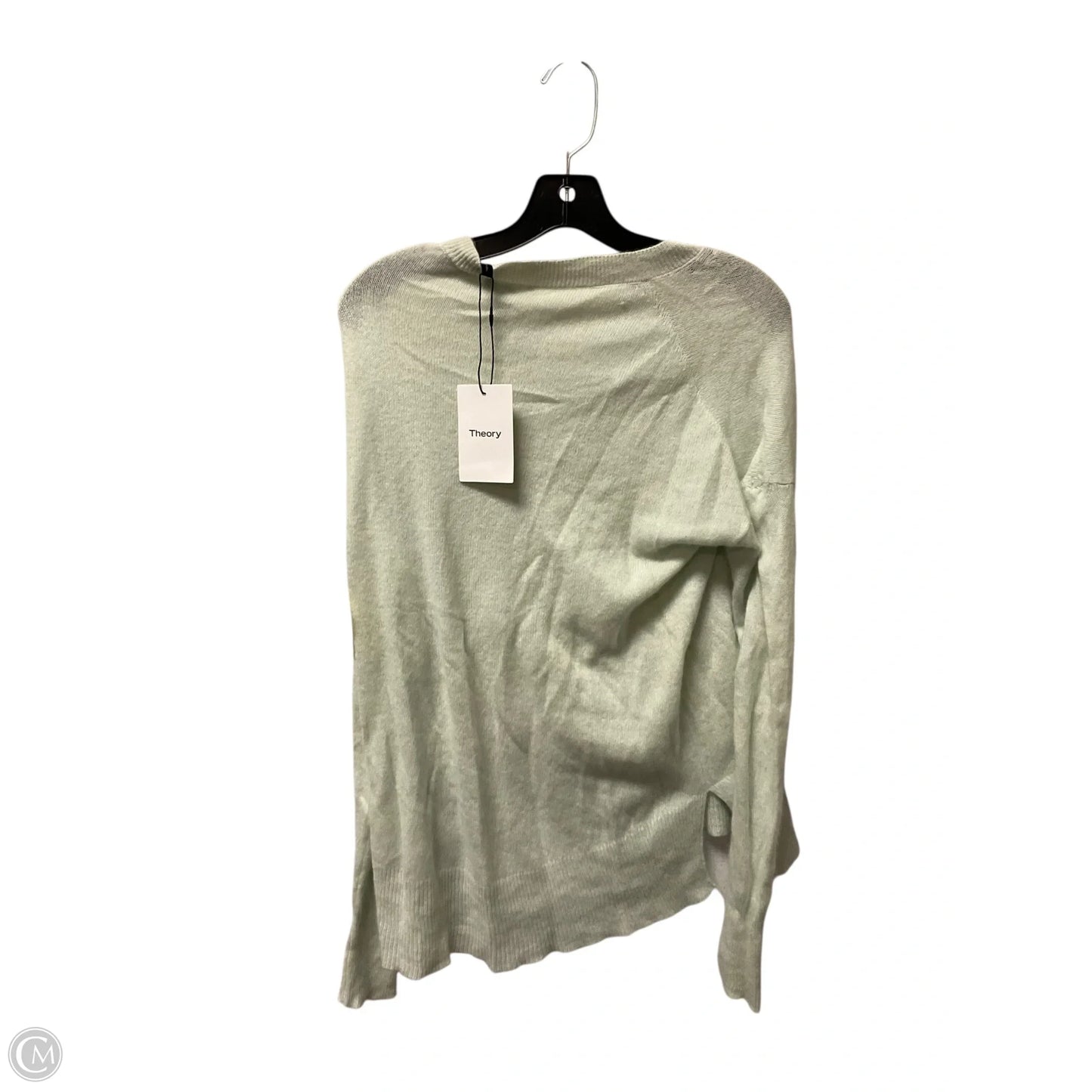 Top Long Sleeve By Theory In Green, Size: L