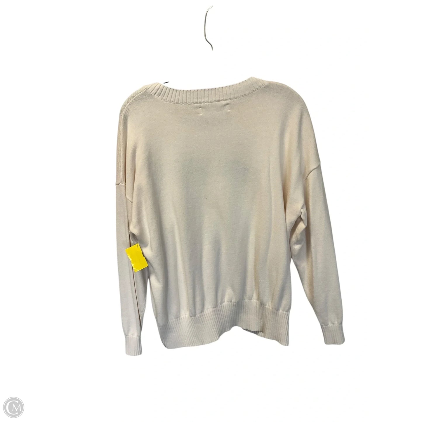 Top Long Sleeve By Loft In Cream, Size: Xl