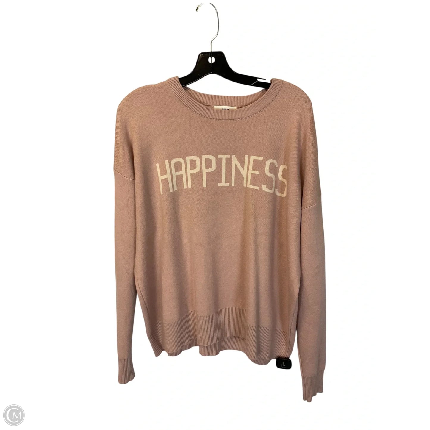Sweatshirt Crewneck By Clothes Mentor In Pink, Size: L