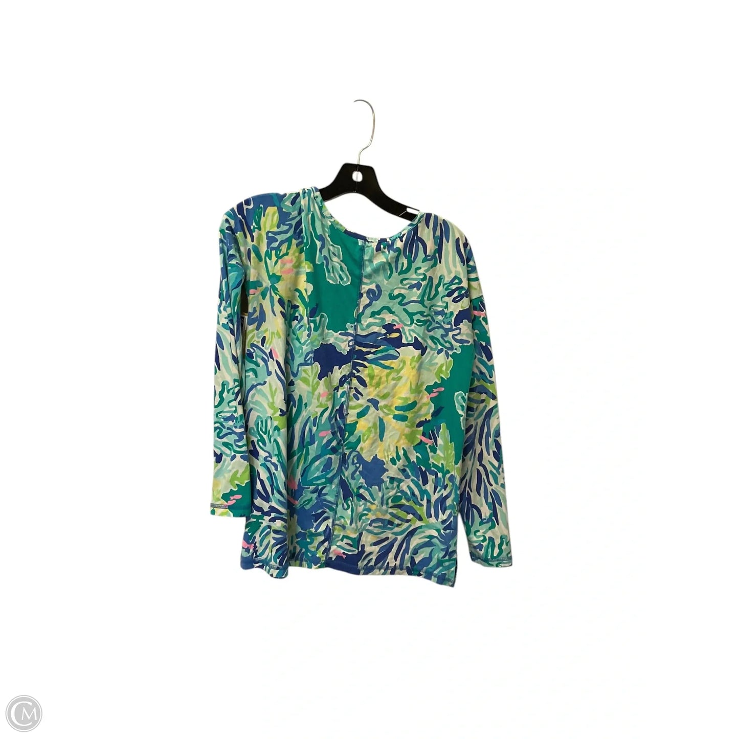 Top Long Sleeve Designer By Lilly Pulitzer In Blue, Size: Xs