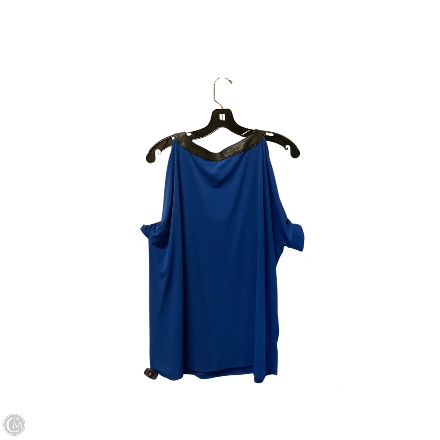 Top Short Sleeve By Michael By Michael Kors In Blue, Size: Xl